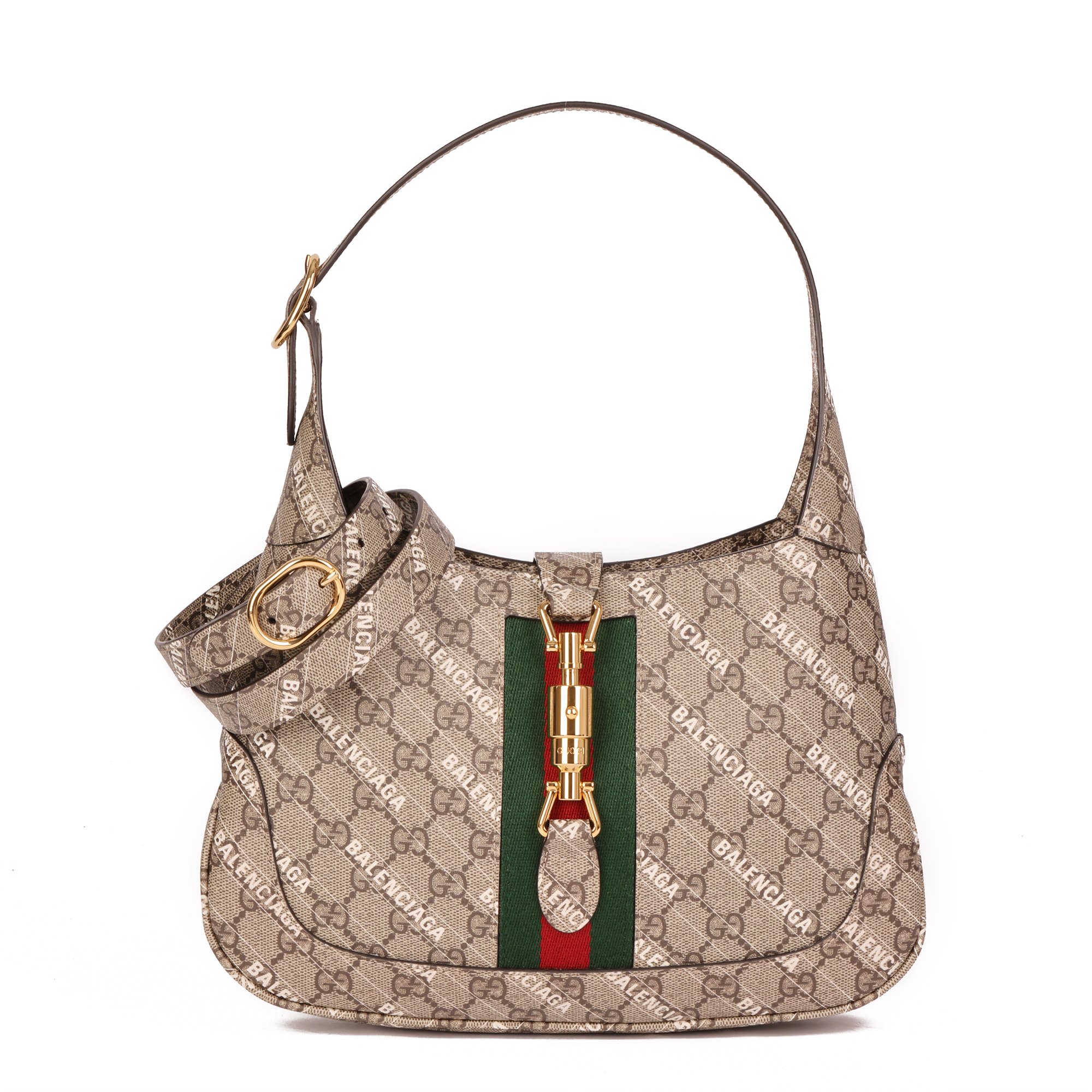 Gucci PreOwned x Balenciaga The Hacker Project GG Supreme Jackie 1961  Shoulder Bag  Farfetch