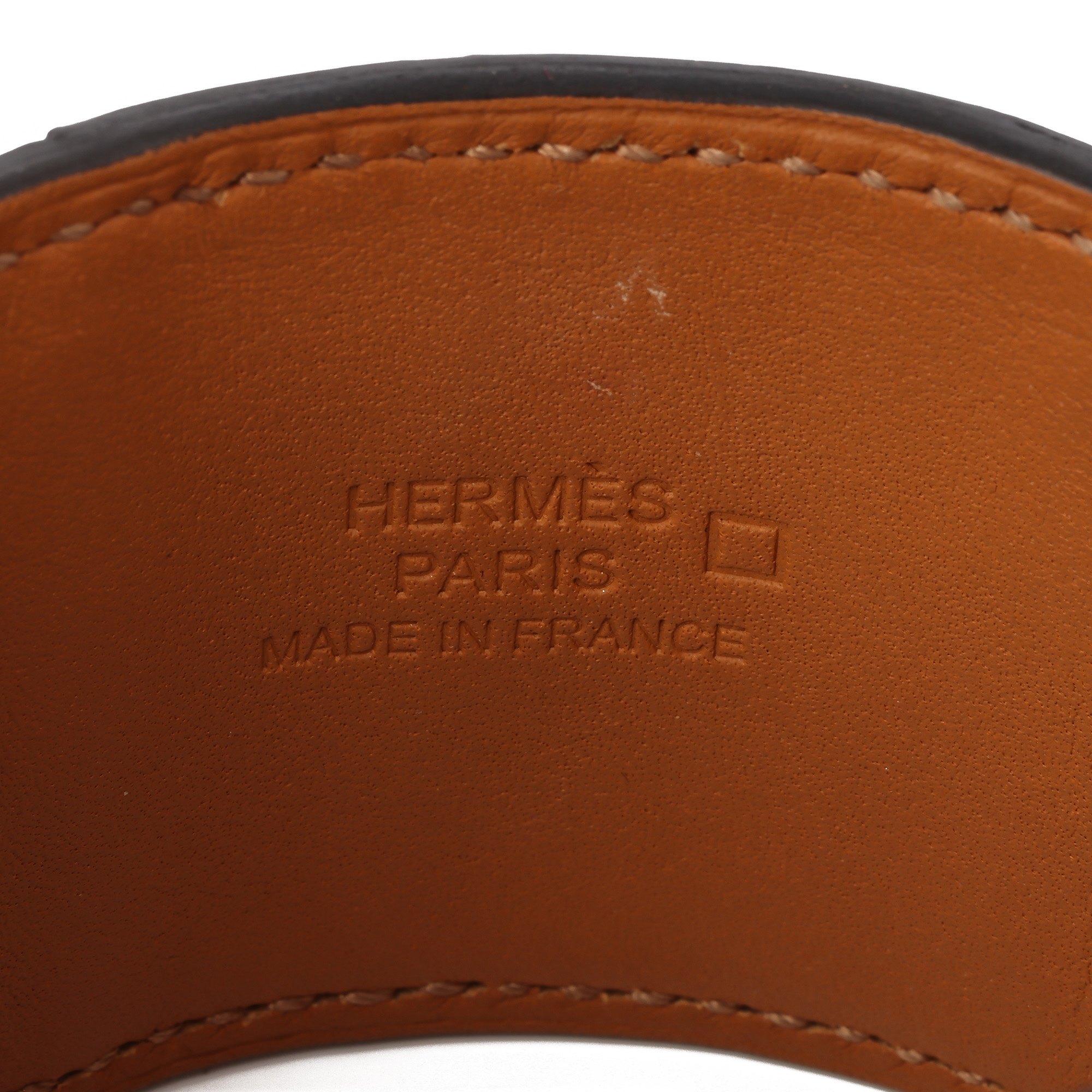 Hermès Amethyst Shiny Mississippiensis Alligator Leather Collier De Chien T2