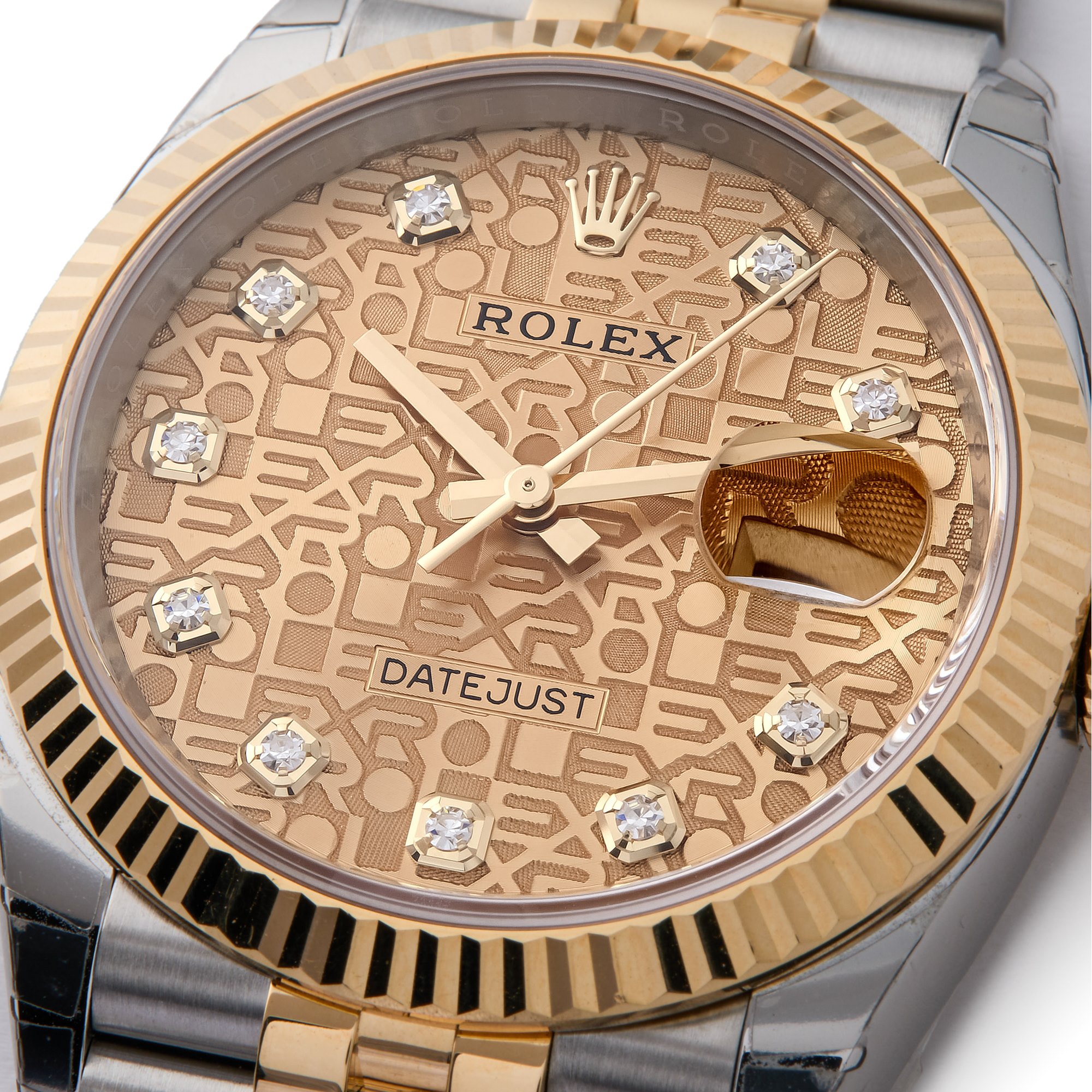 Rolex Datejust 36 Diamond Dot Yellow Gold & Stainless Steel 126233