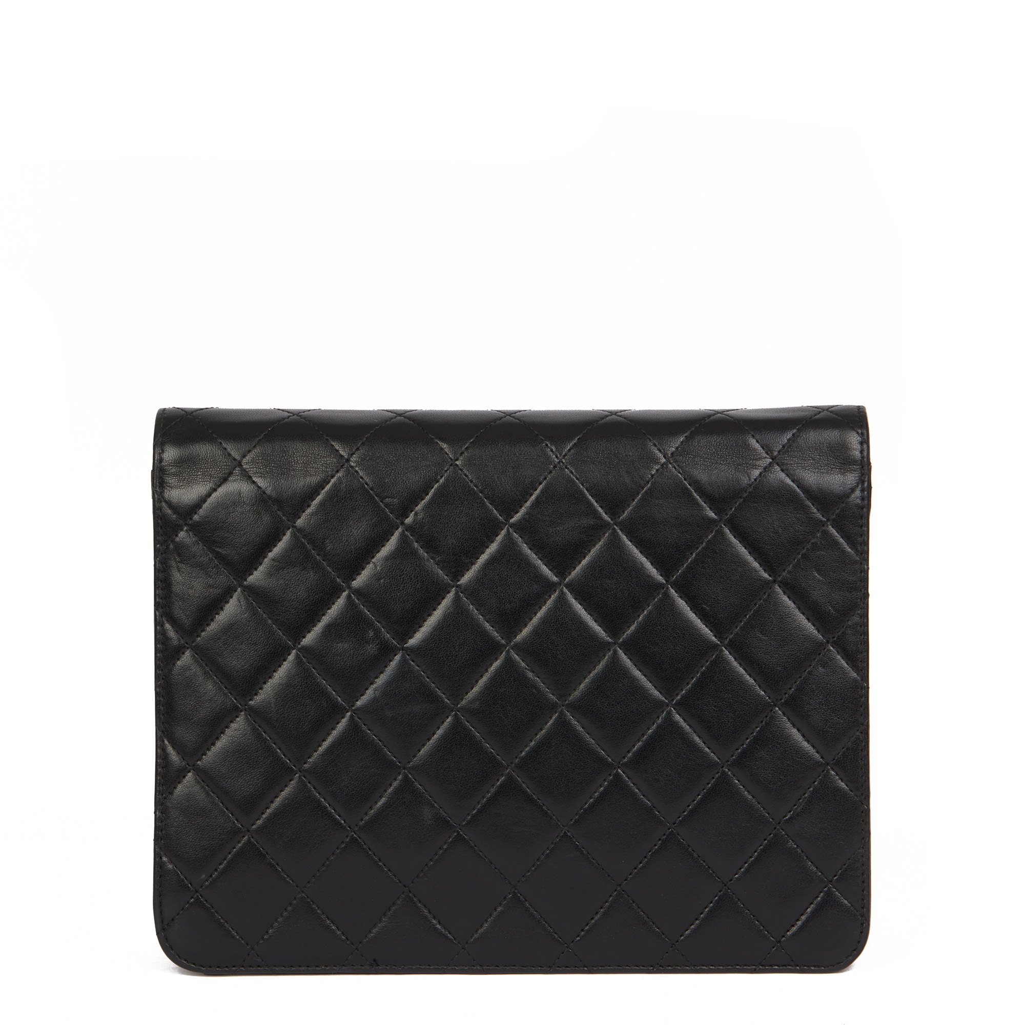 Chanel Black Quilted Lambskin Vintage Small Classic Single Flap Bag