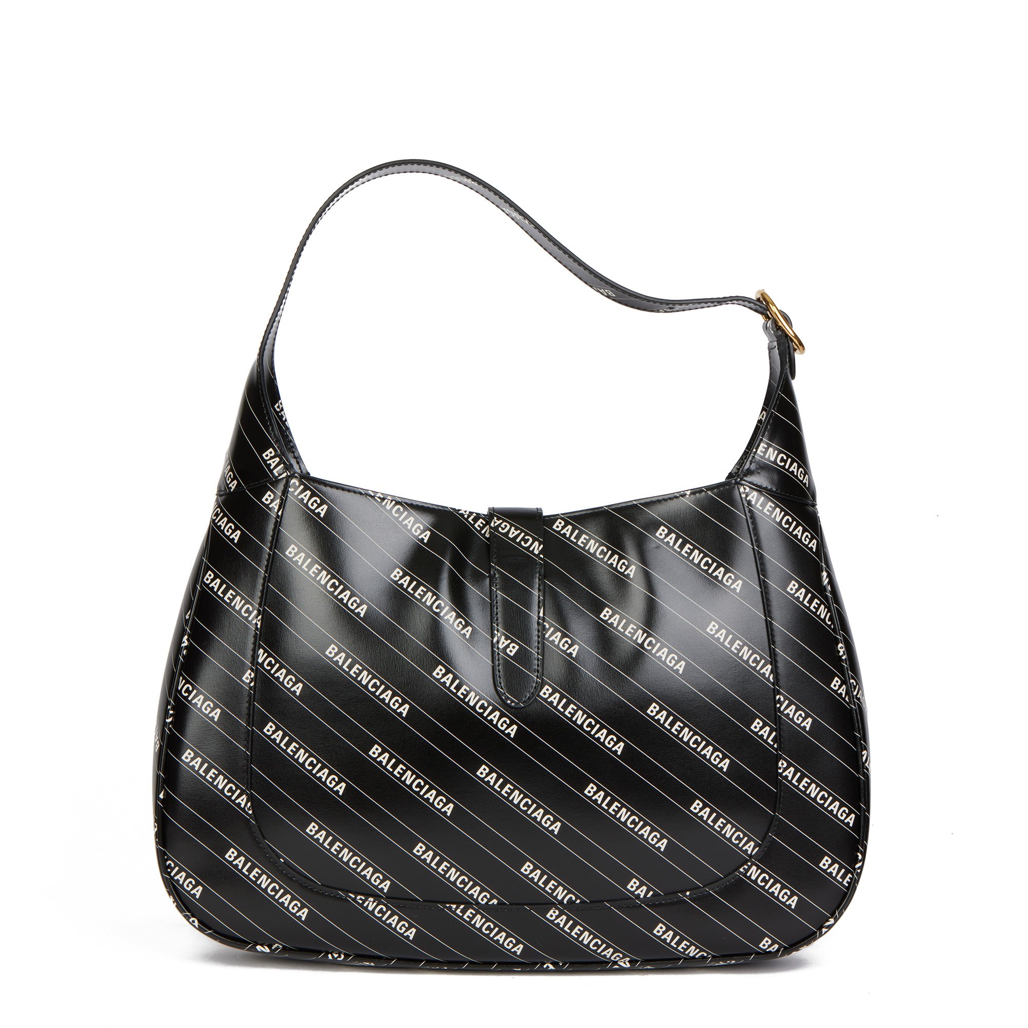 Gucci x Balenciaga Black Calfskin Leather The Hacker Project Small 1961 Jackie