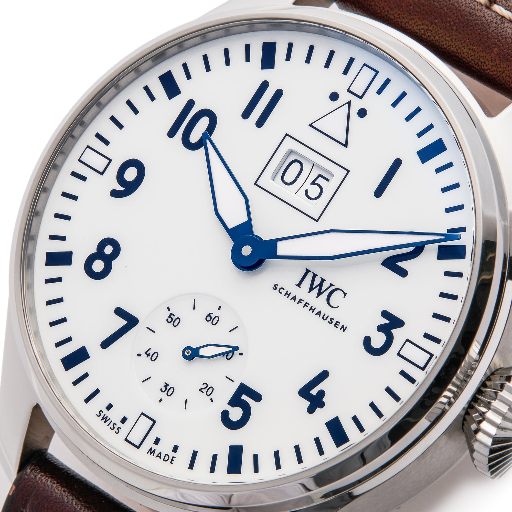 IWC Big Pilot's Big Date 150 Years Limited Edition of 150 Pieces Roestvrij Staal IW510504
