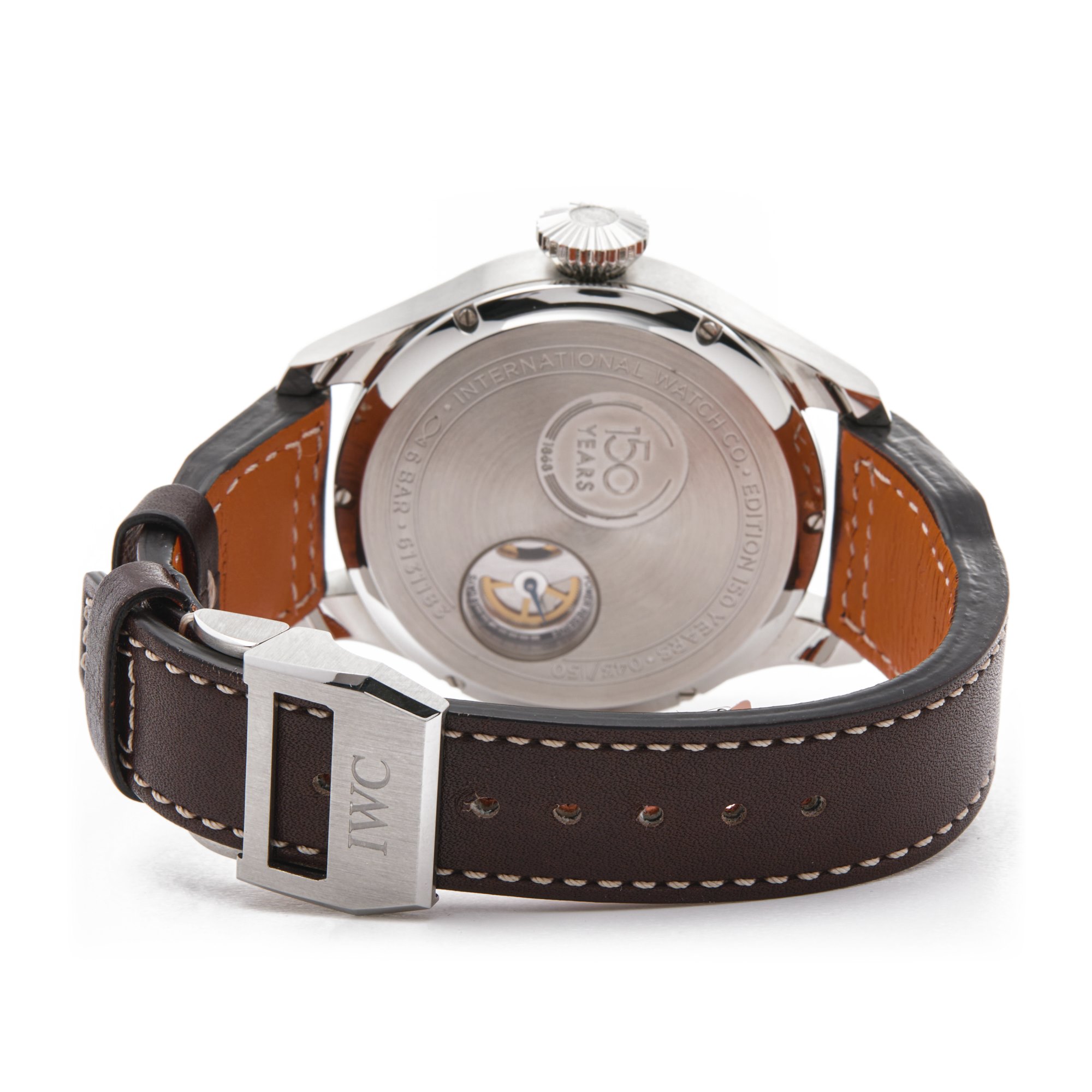 IWC Big Pilot's Big Date 150 Years Limited Edition of 150 Pieces Roestvrij Staal IW510504