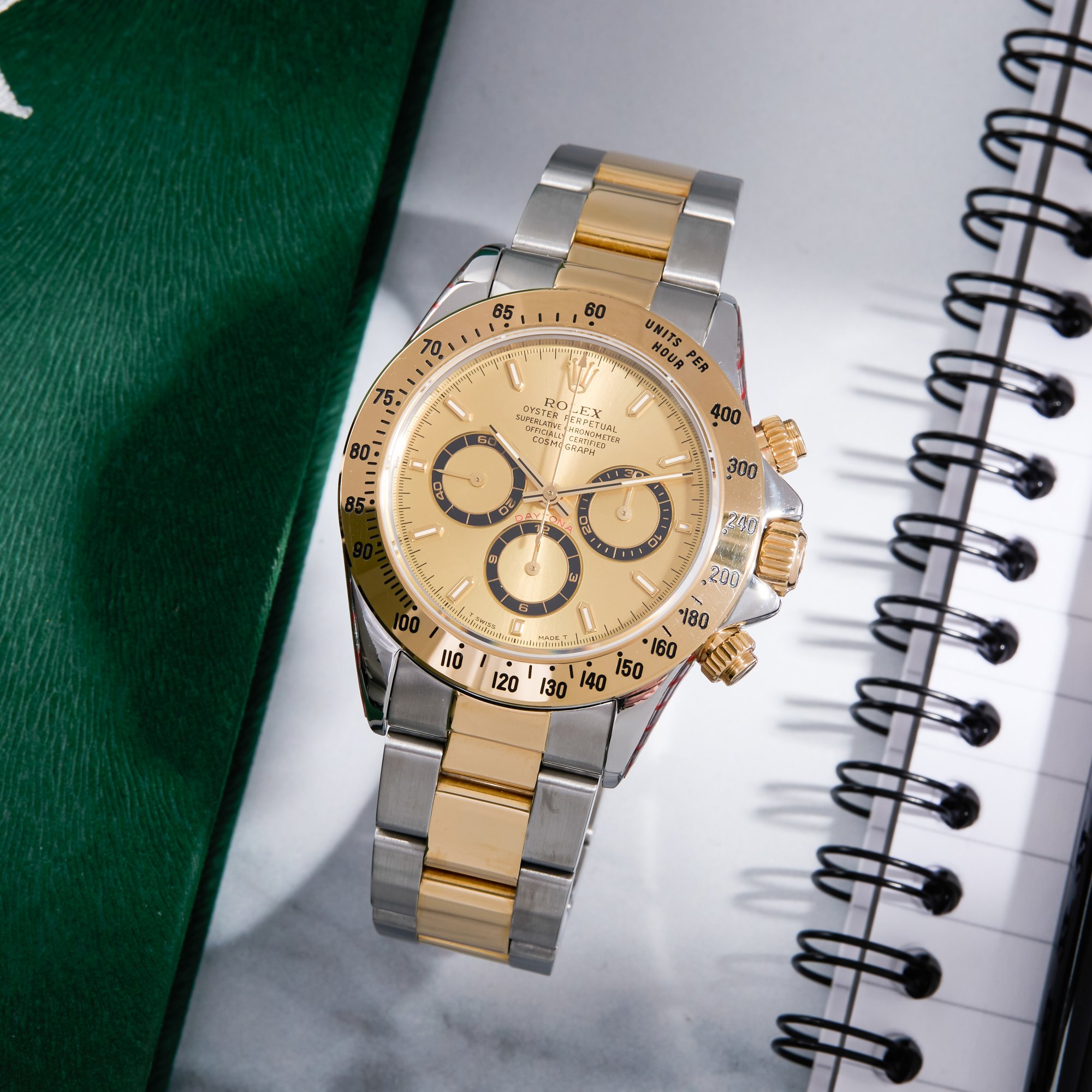 Rolex Daytona Zenith Yellow Gold & Stainless Steel 16523