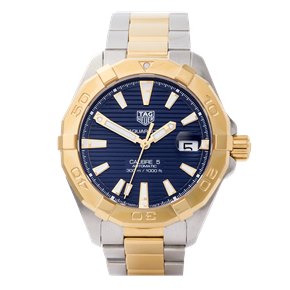 Tag Heuer Aquaracer Calibre 5 Plated Yellow Gold & Stainless Steel - WBD2120