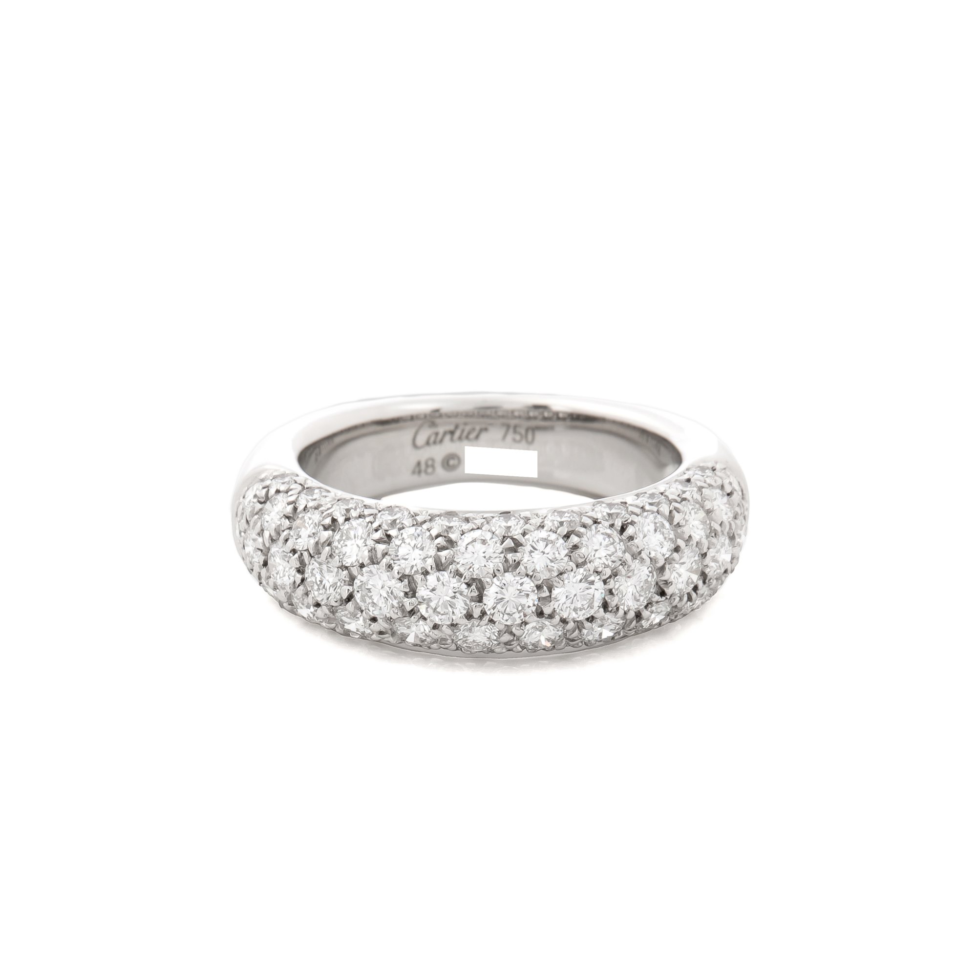 Cartier Diamond Pave Bombe Ring