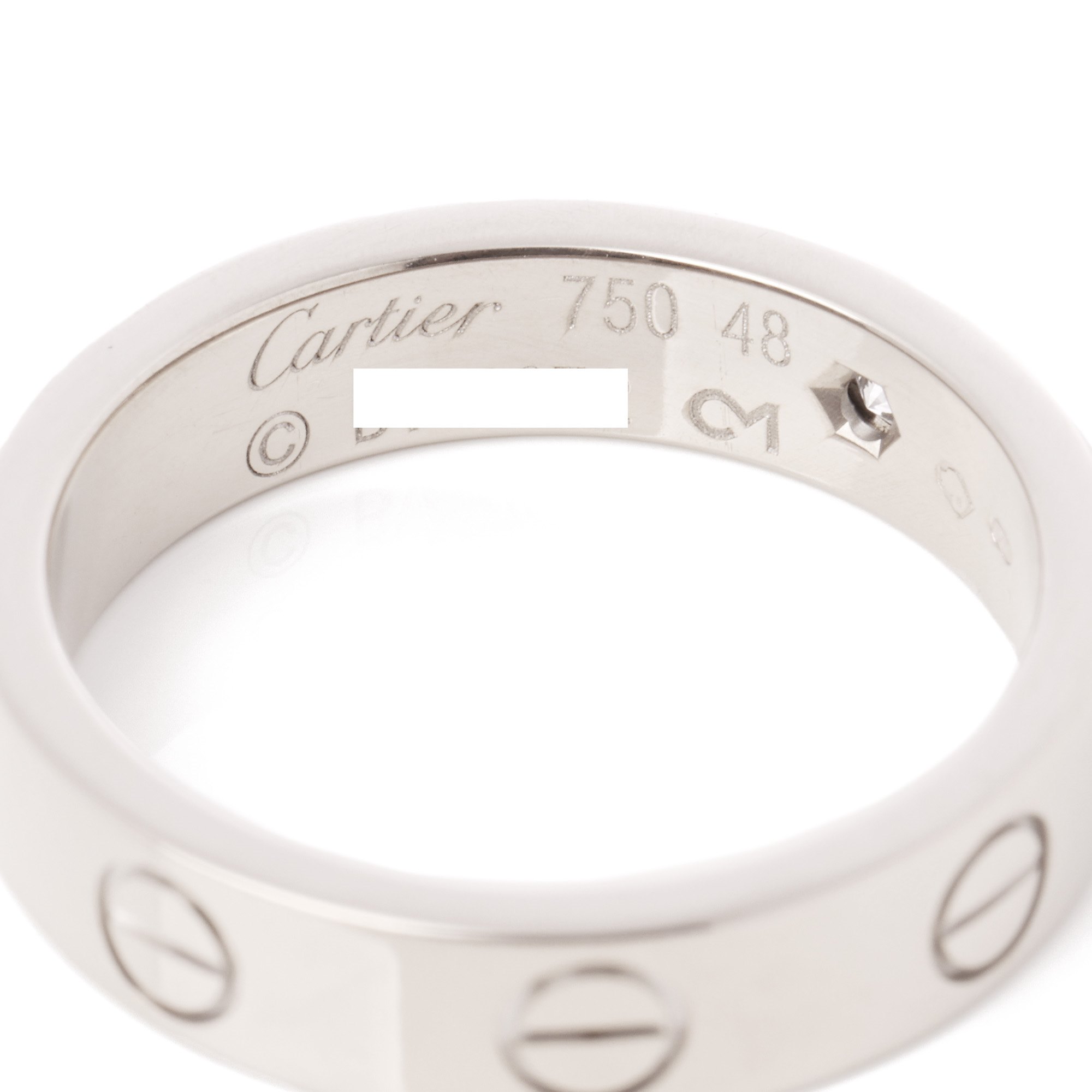 Cartier Love 1 Diamond Wedding Band Ring