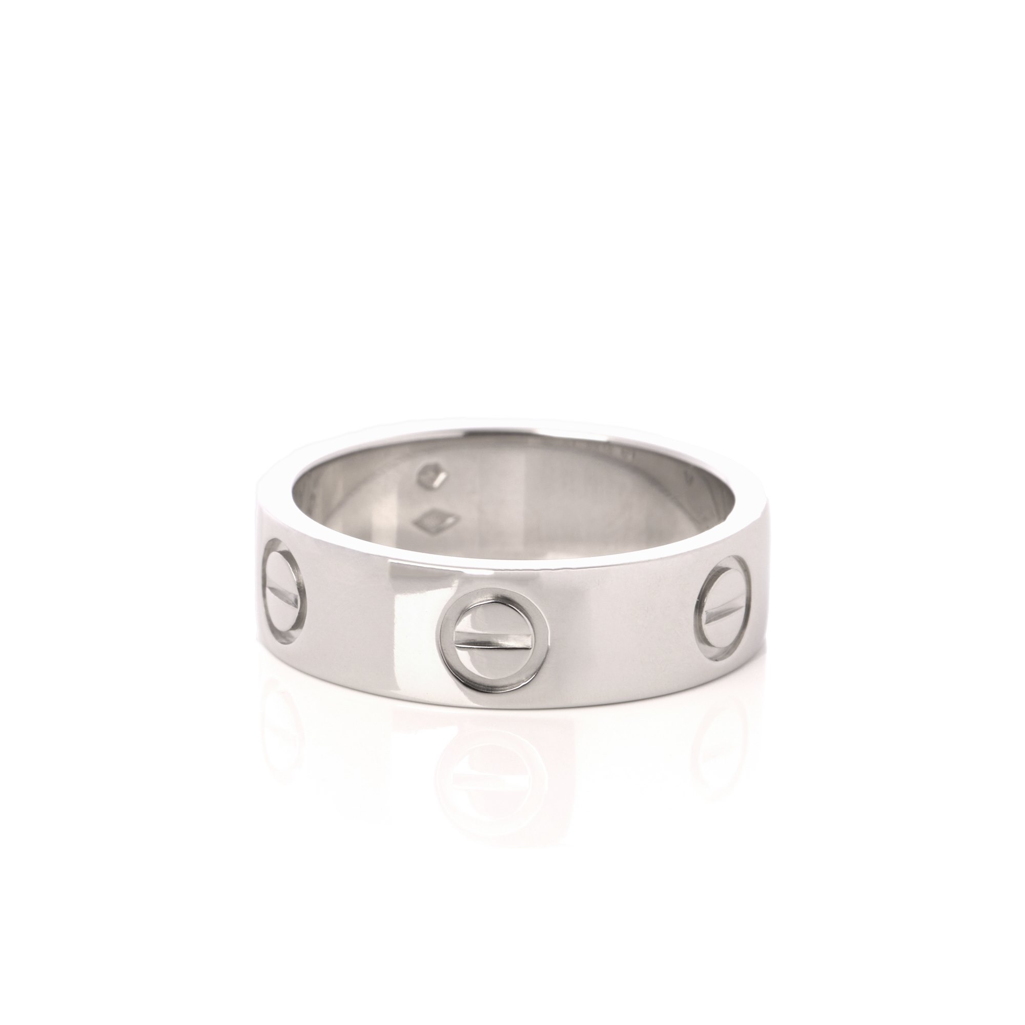 Cartier Love Platinum Band Ring