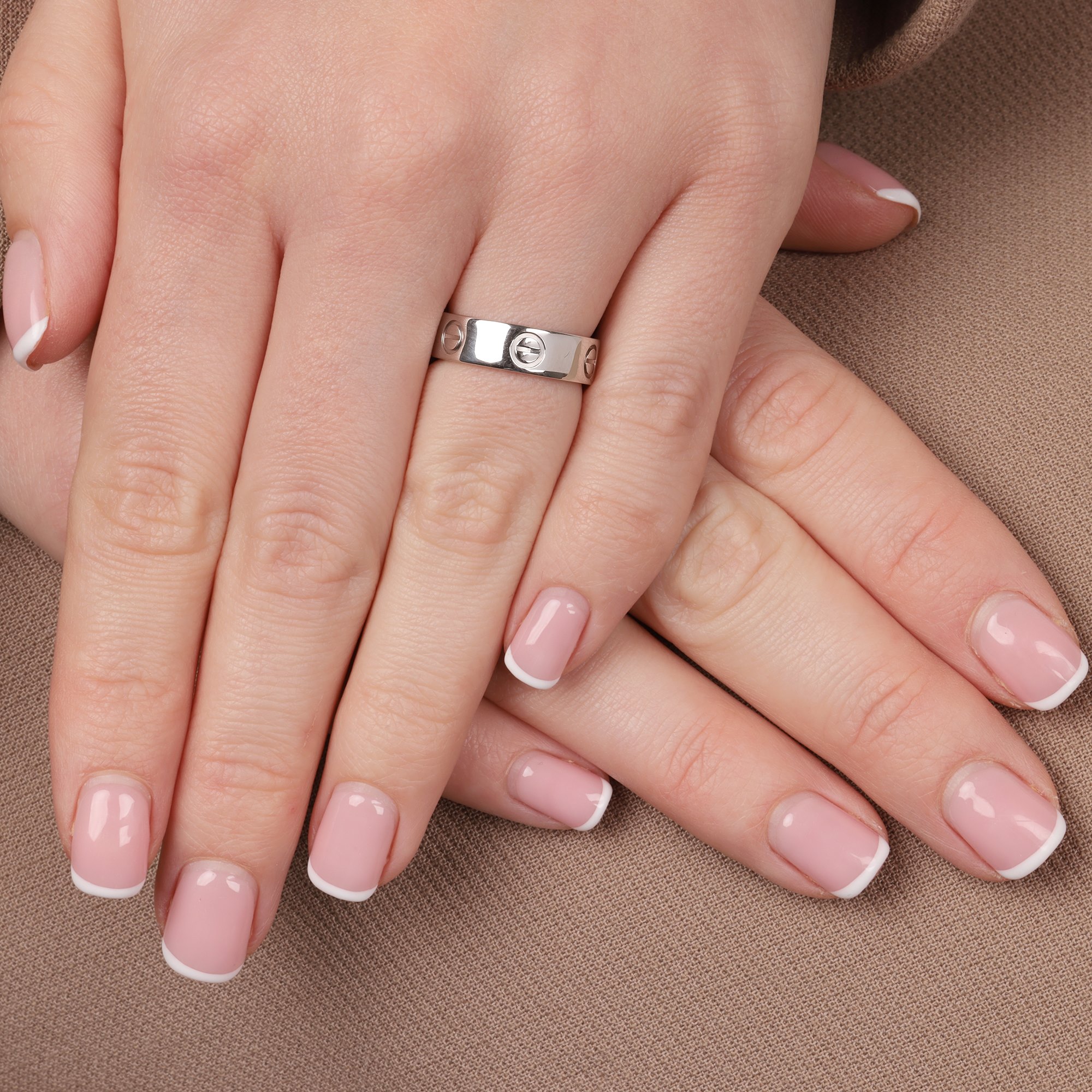 Cartier Love Platinum Band Ring