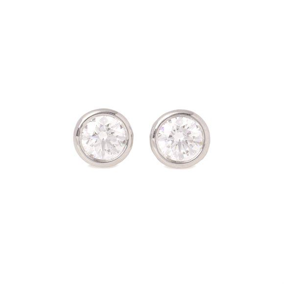 Tiffany & Co. 0.58ct Diamond by the Yard Stud Earrings