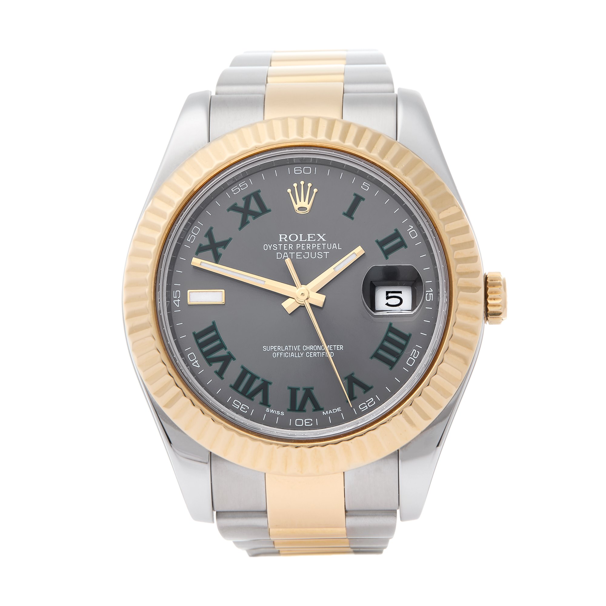 Rolex Datejust II 41 'Wimbledon' Yellow Gold & Stainless Steel 116333
