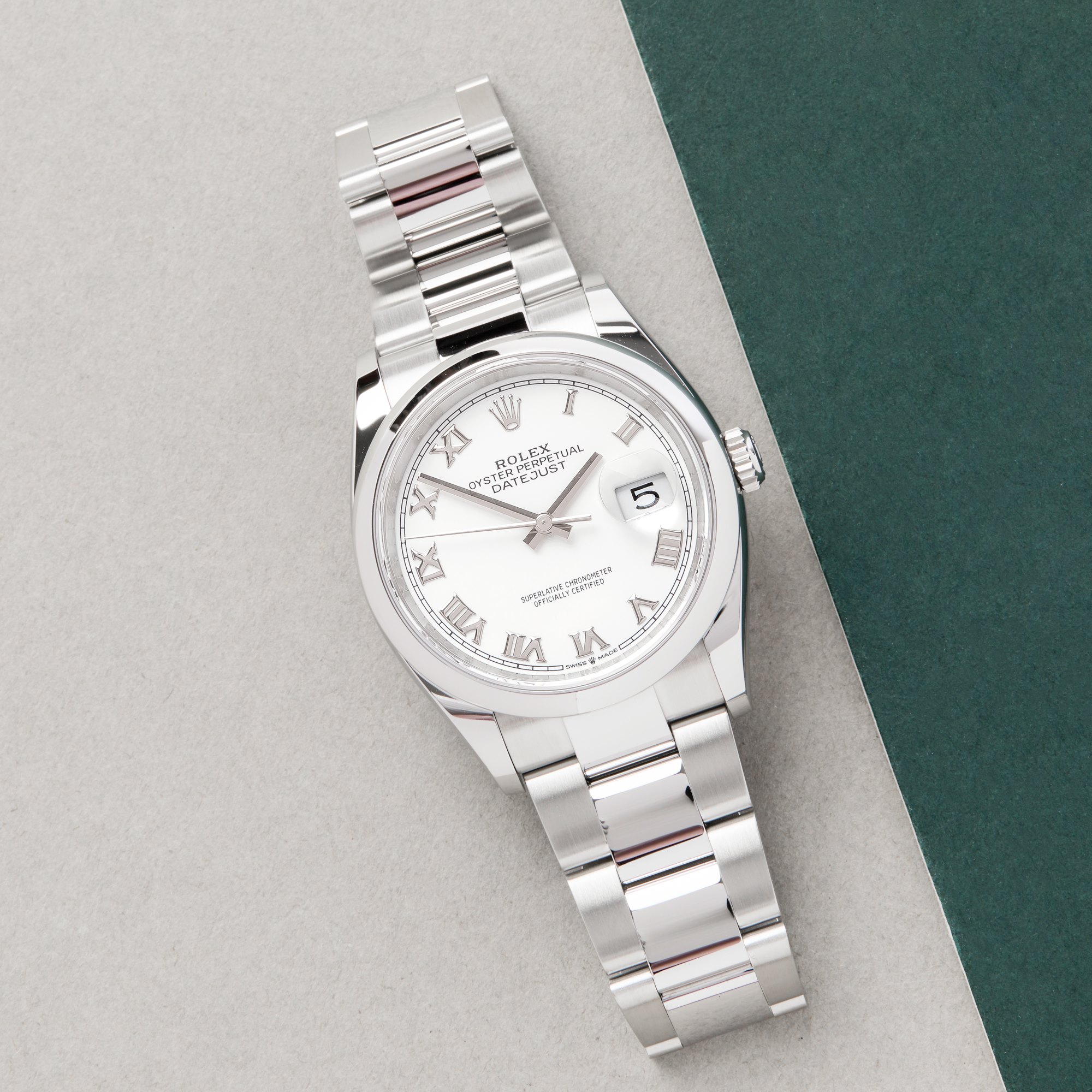 Rolex Datejust 36 Roestvrij Staal 126200