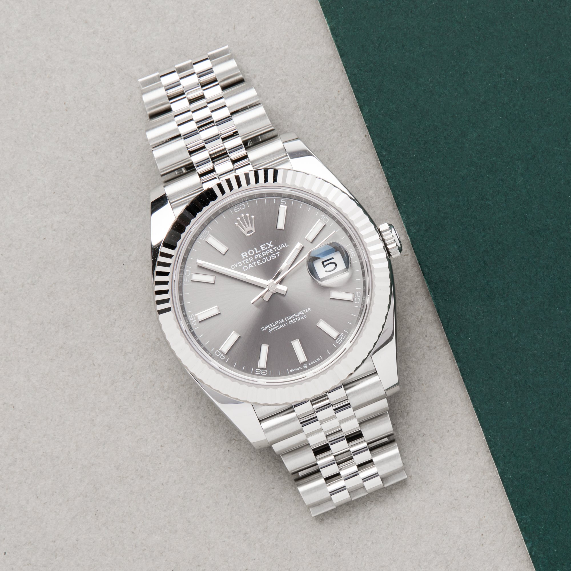 Rolex Datejust 41 White Gold & Stainless Steel 126334