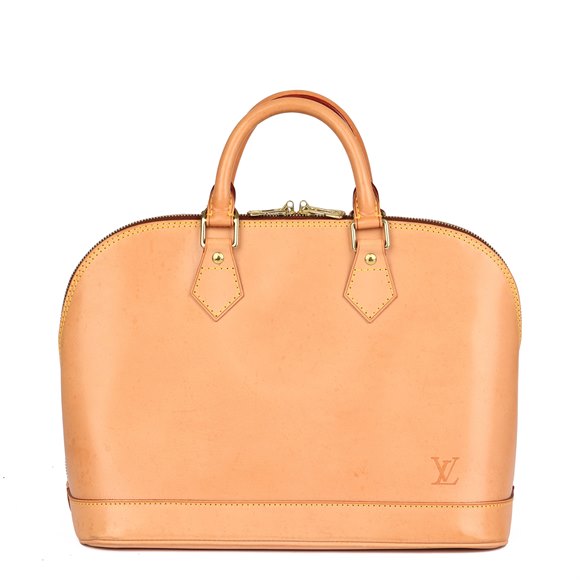 Louis Vuitton Natural Vachetta Leather Vintage Alma PM