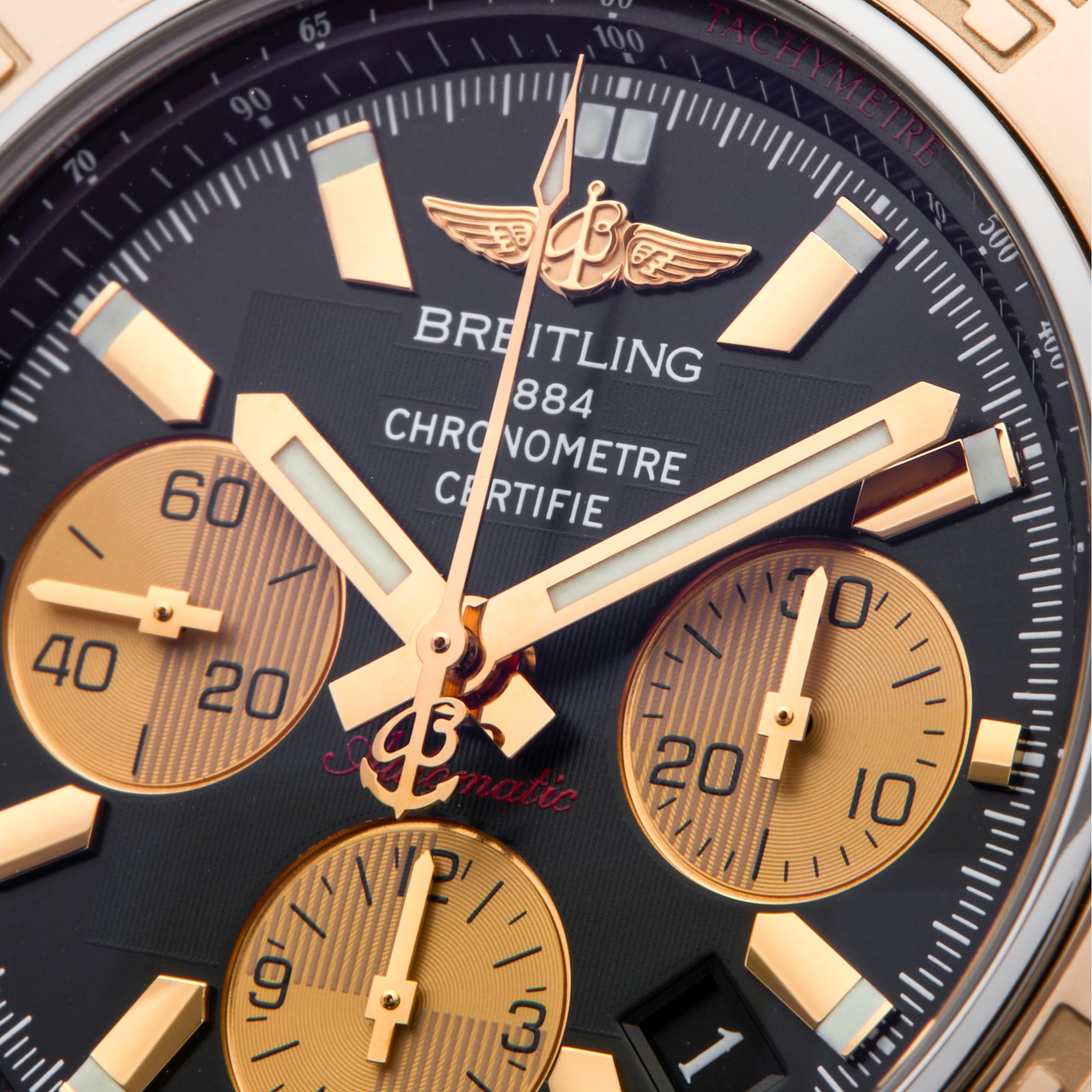 Breitling Chronomat Rose Gold & Stainless Steel CB0110