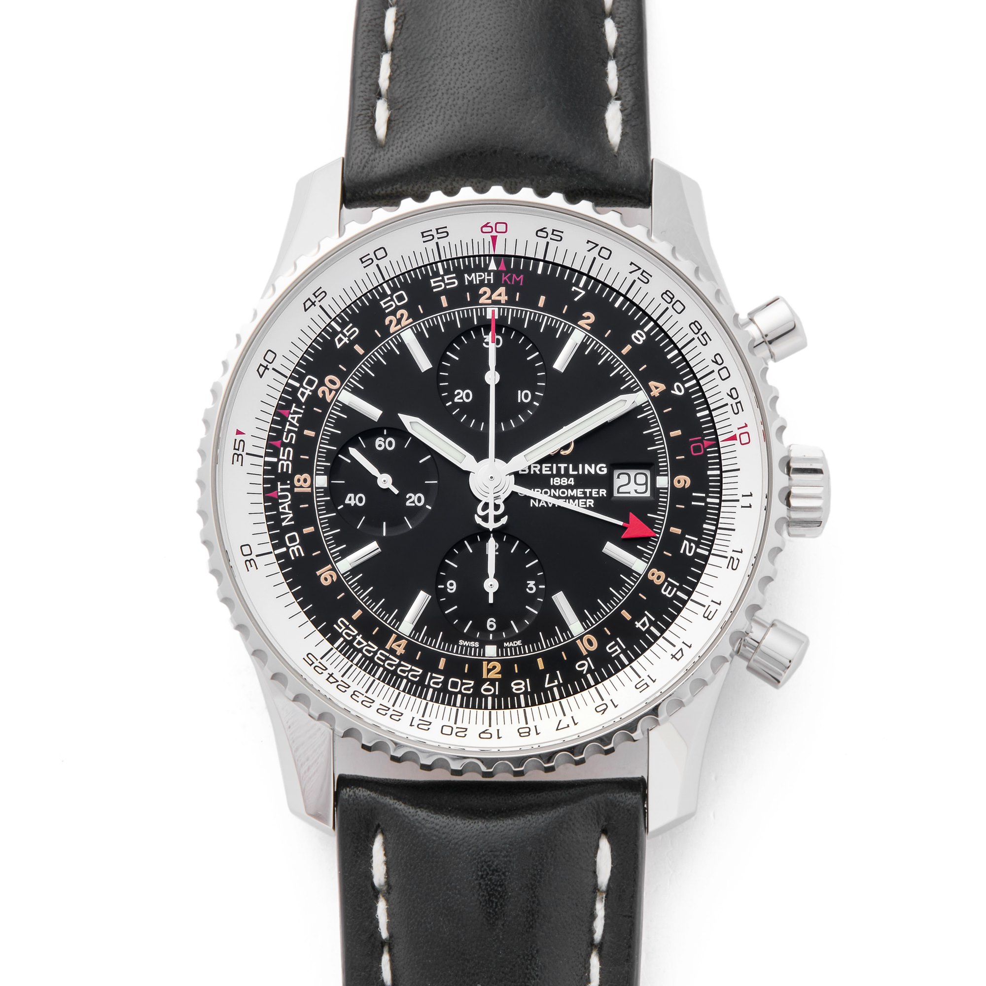 Breitling Navitimer Chronograph GMT Stainless Steel A24322