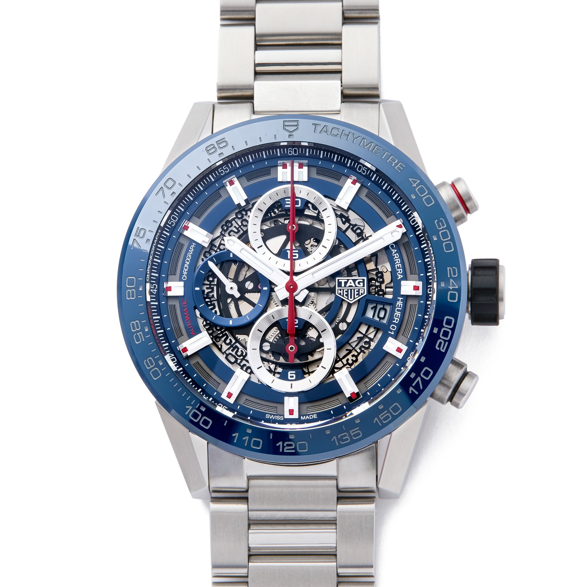 Tag Heuer Carrera Chronograph Stainless Steel CAR201T.BA0766