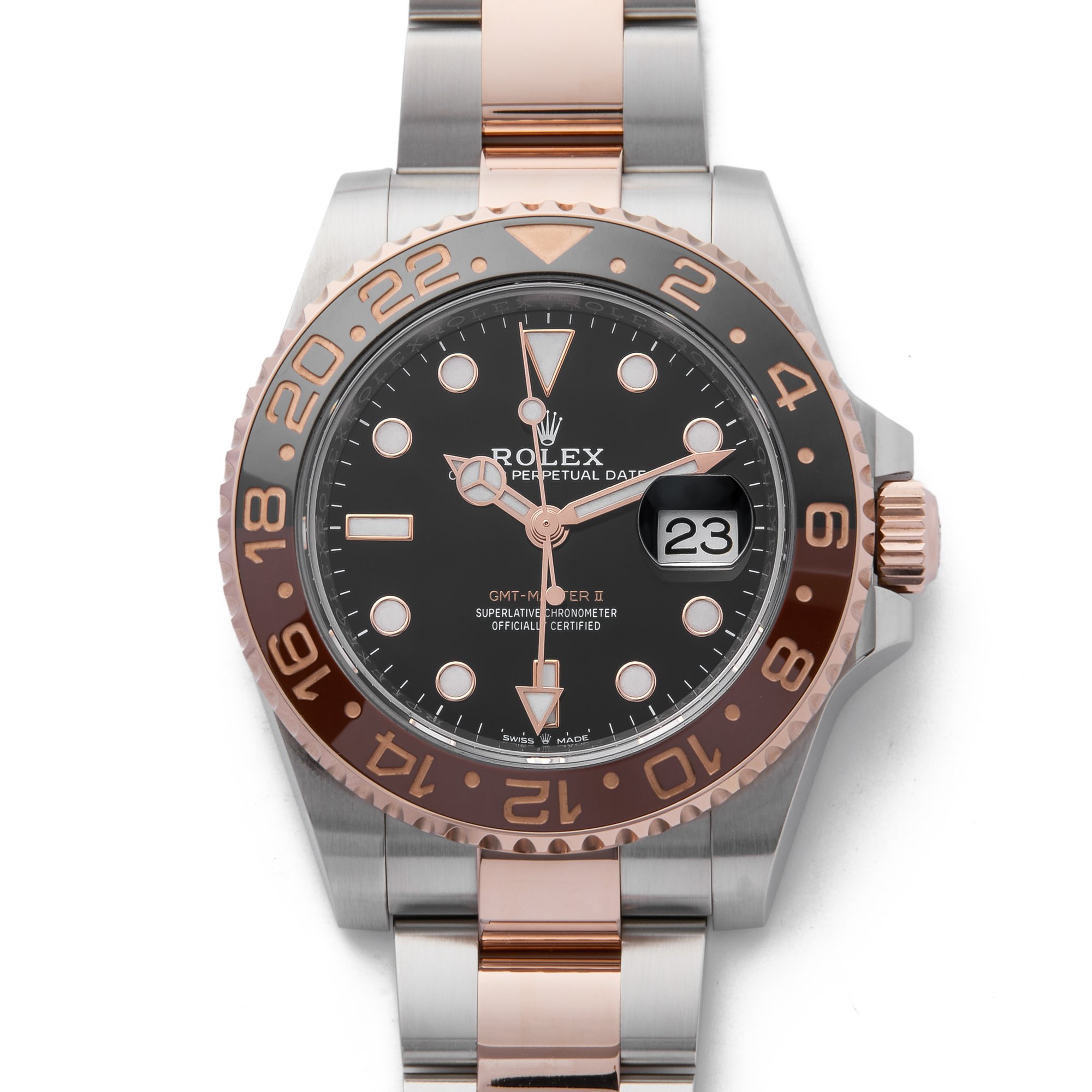 Rolex GMT-Master II 'Rootbeer' Rose Gold & Stainless Steel 126711CHNR