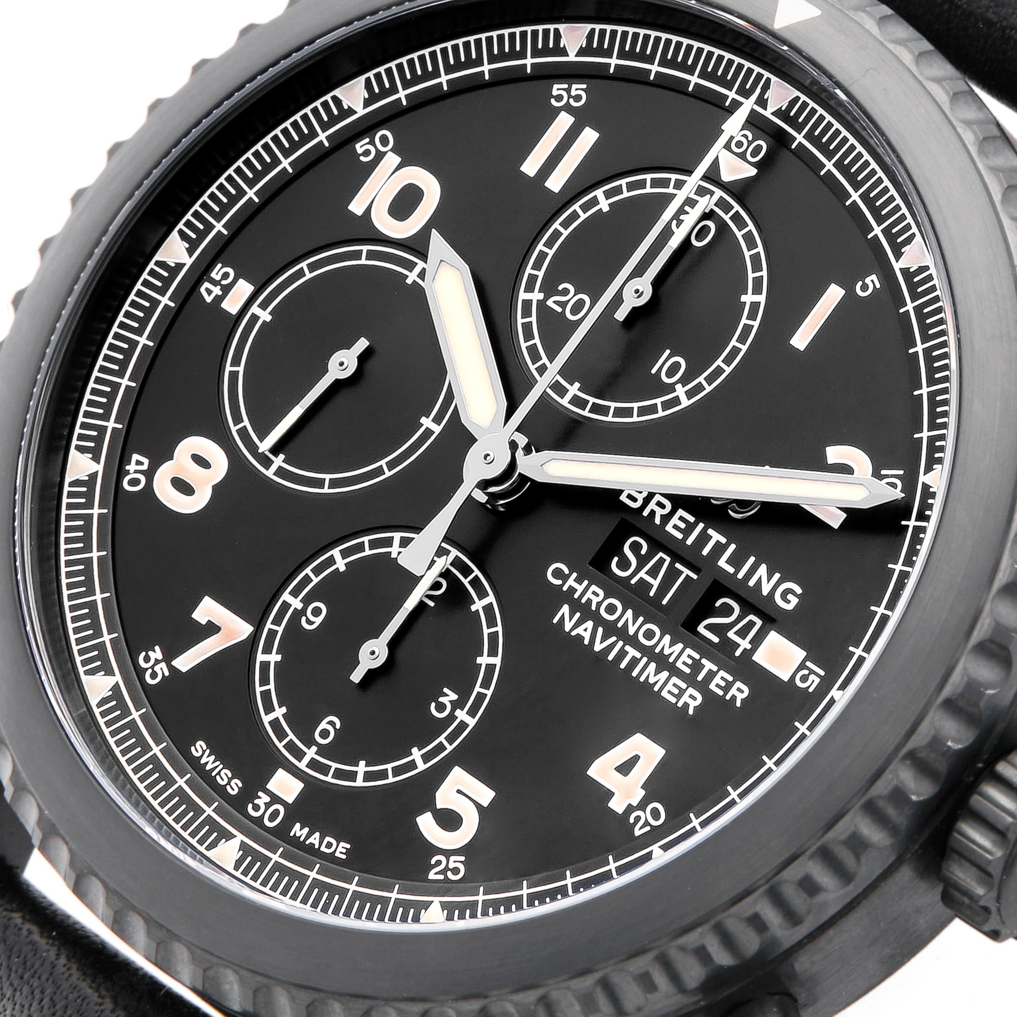 Breitling Navitimer Aviator 8 Dlc Coated Stainless Steel M13314101B1X1
