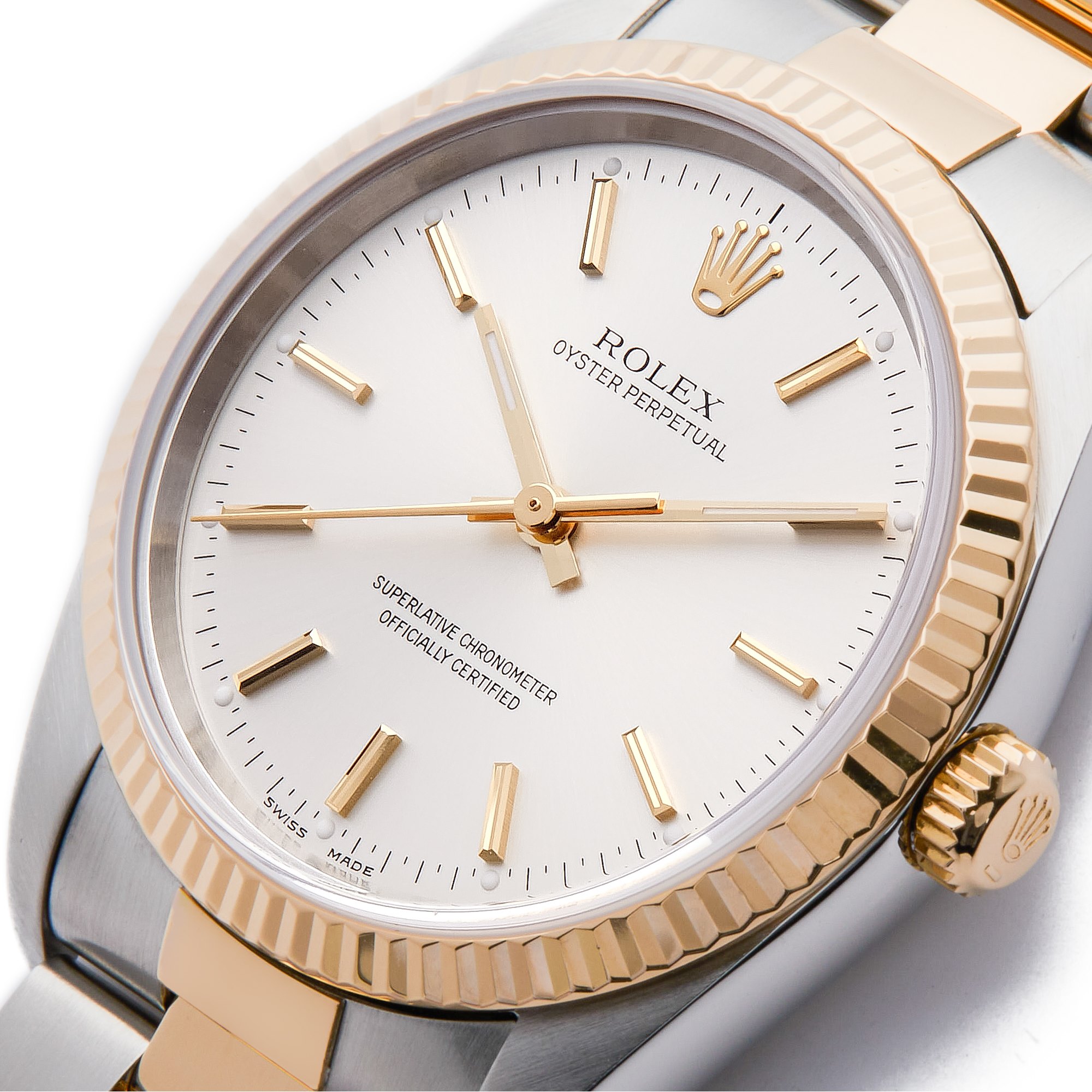 Rolex Oyster Perpetual 34 Yellow Gold & Stainless Steel 14233