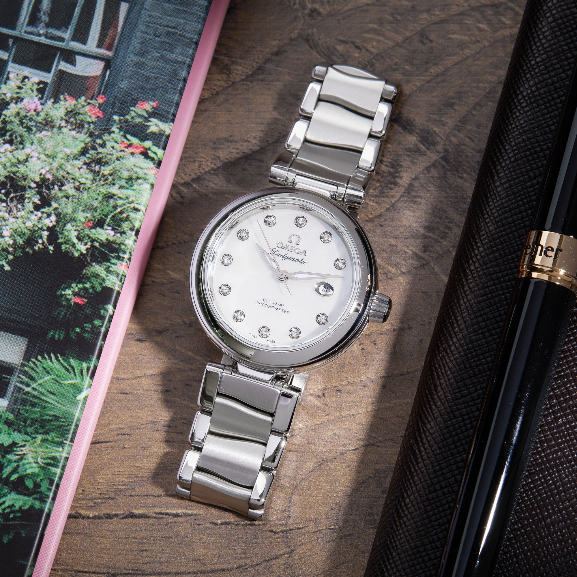 Omega De Ville Ladymatic Stainless Steel 425.30.34.20.55.002