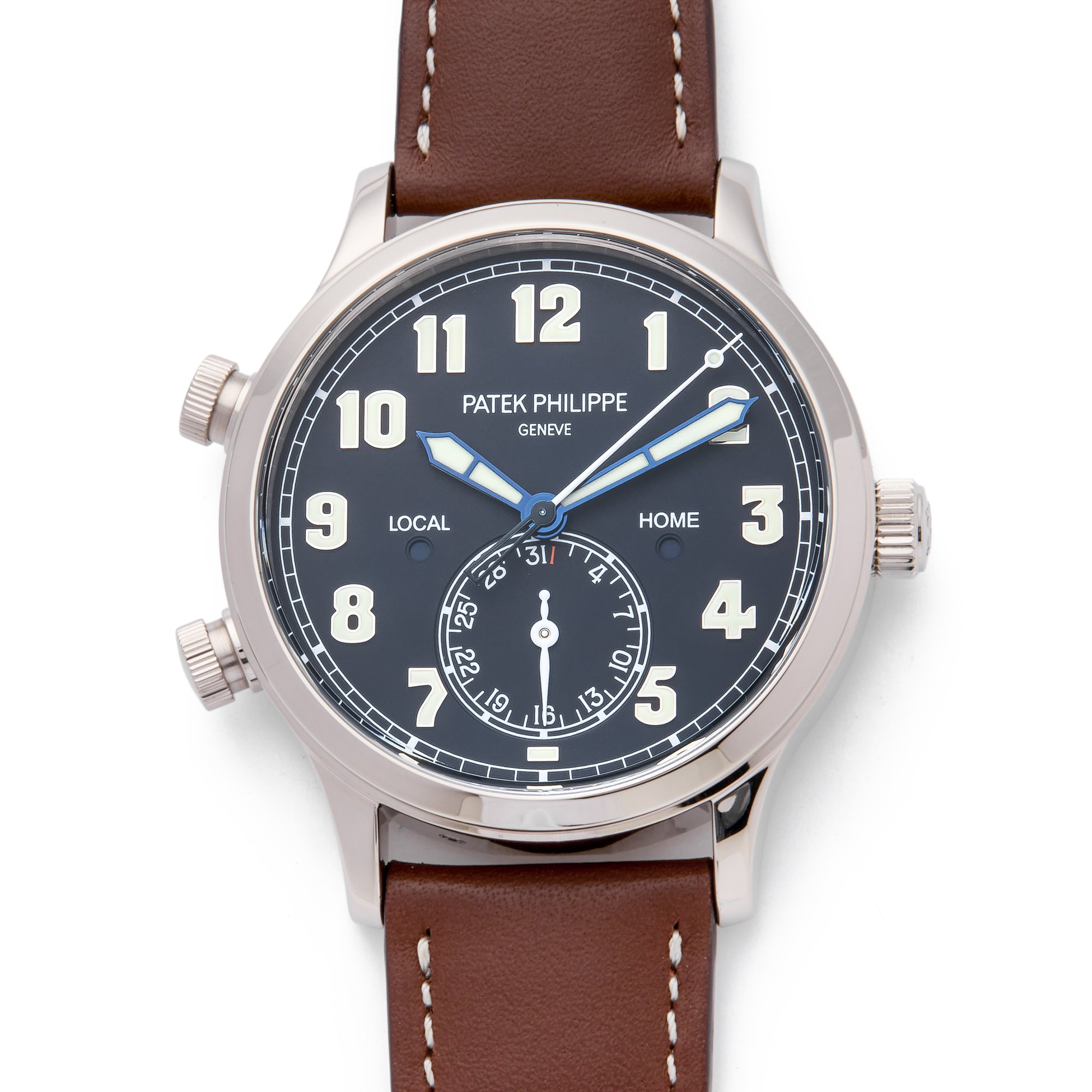 Patek Philippe Complications Pilots Travel Time White Gold 5524G-001