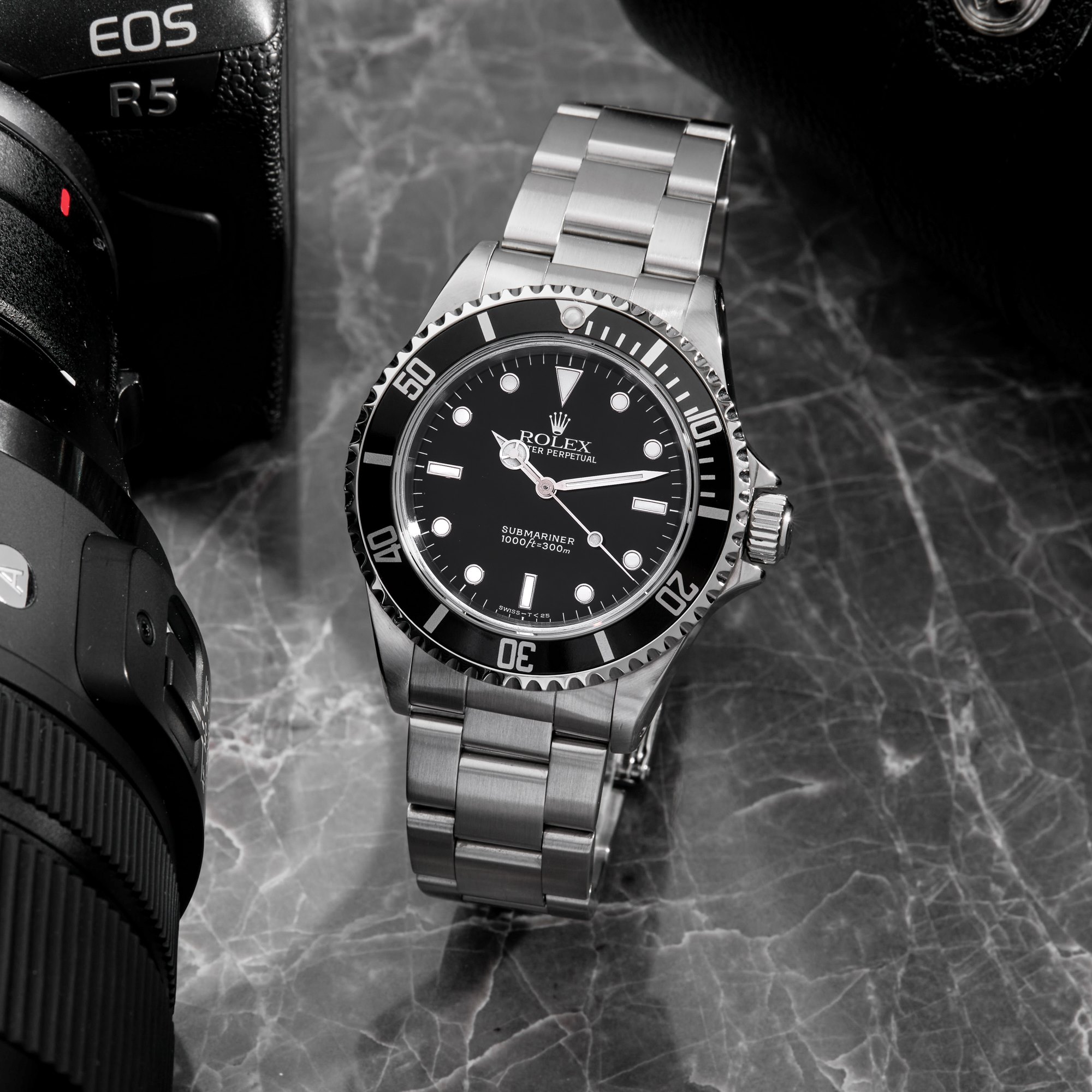 Rolex Submariner Non Date Roestvrij Staal 14060