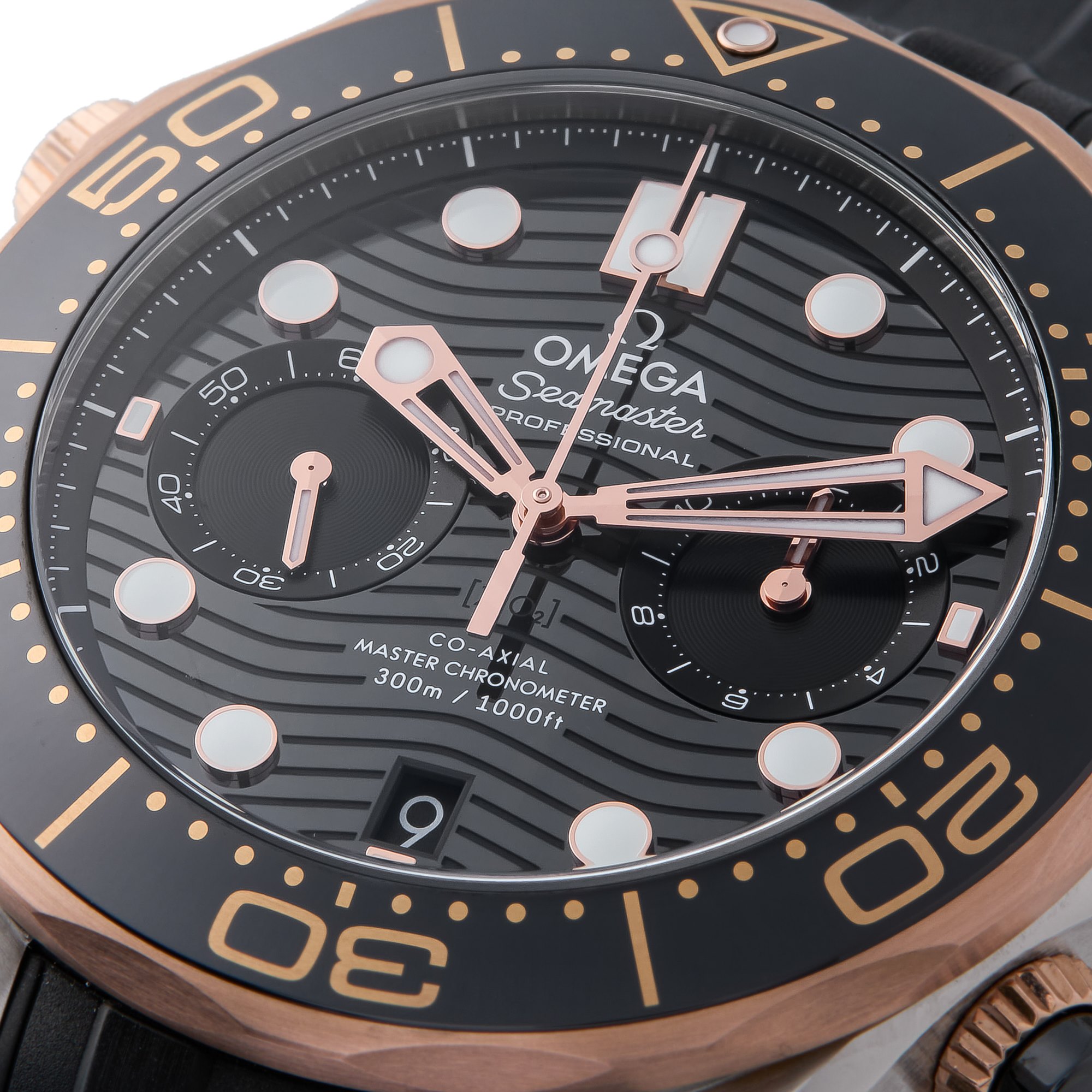 Omega Seamaster Chronograph Rose Gold & Stainless Steel 210.22.44.51.01.001