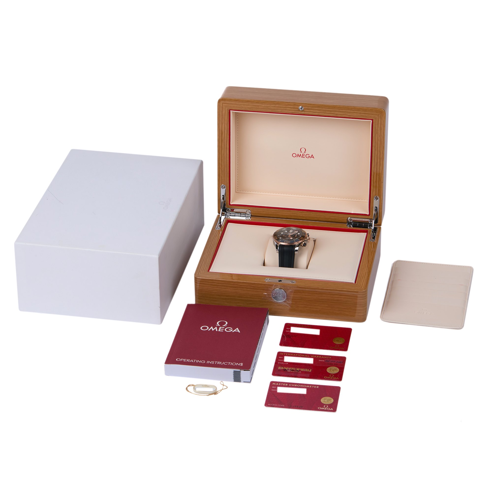 Omega Seamaster Chronograph Rose Gold & Stainless Steel 210.22.44.51.01.001