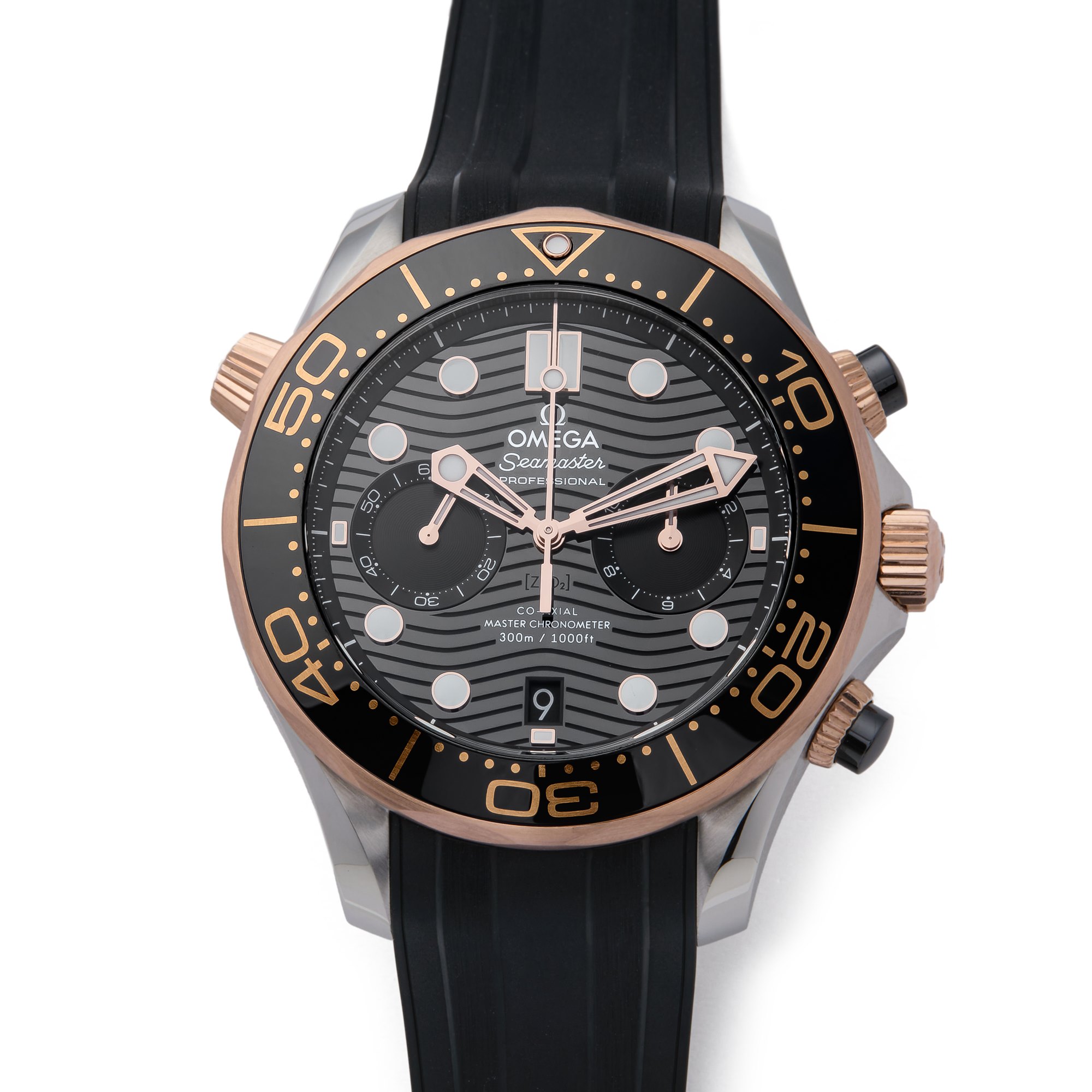 Omega Seamaster Chronograph Rose Gold & Stainless Steel 210.22.44.51.01.001