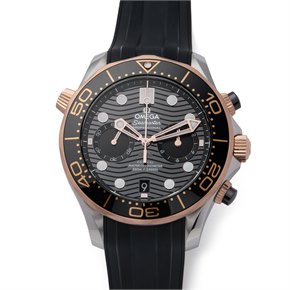 Omega Seamaster Chronograph Rose Gold & Stainless Steel - 210.22.44.51.01.001