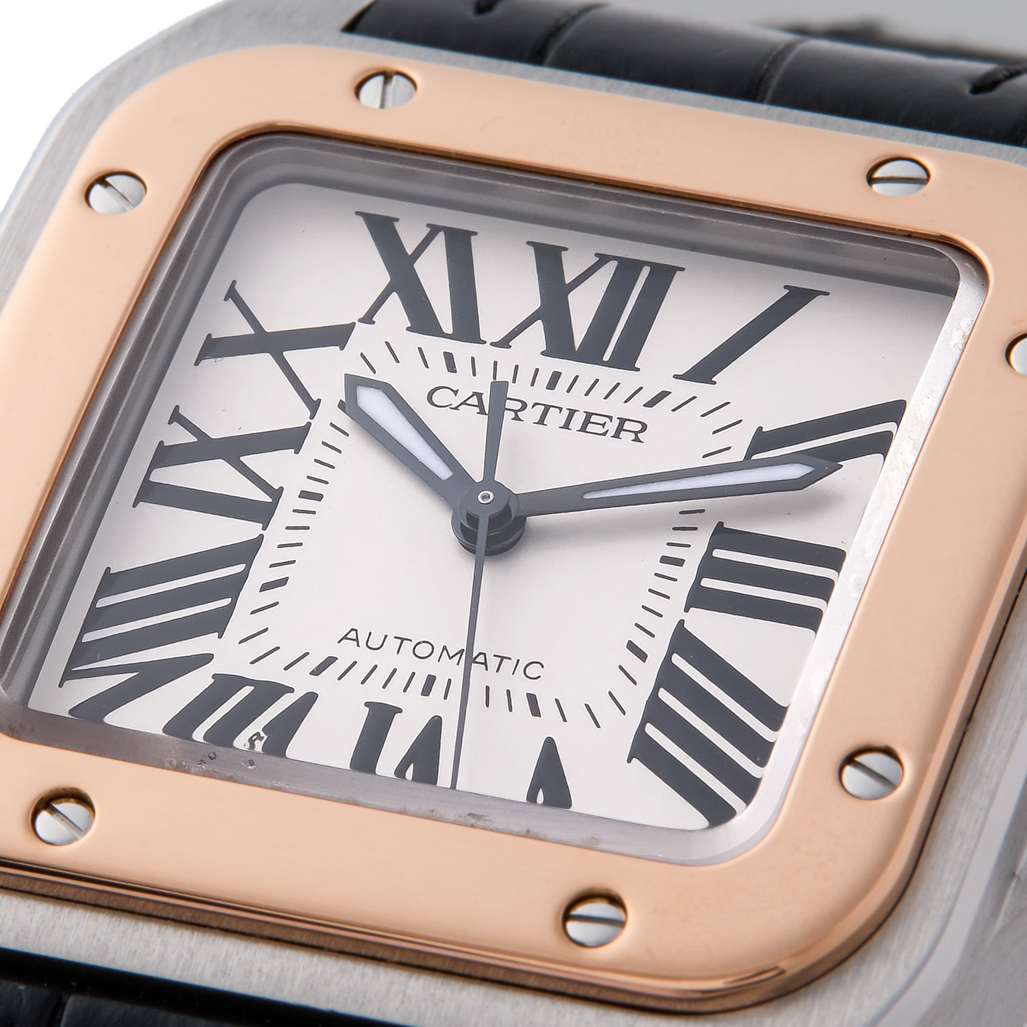 Cartier Santos Mid Size Yellow Gold & Stainless Steel W20107X7 or 2878