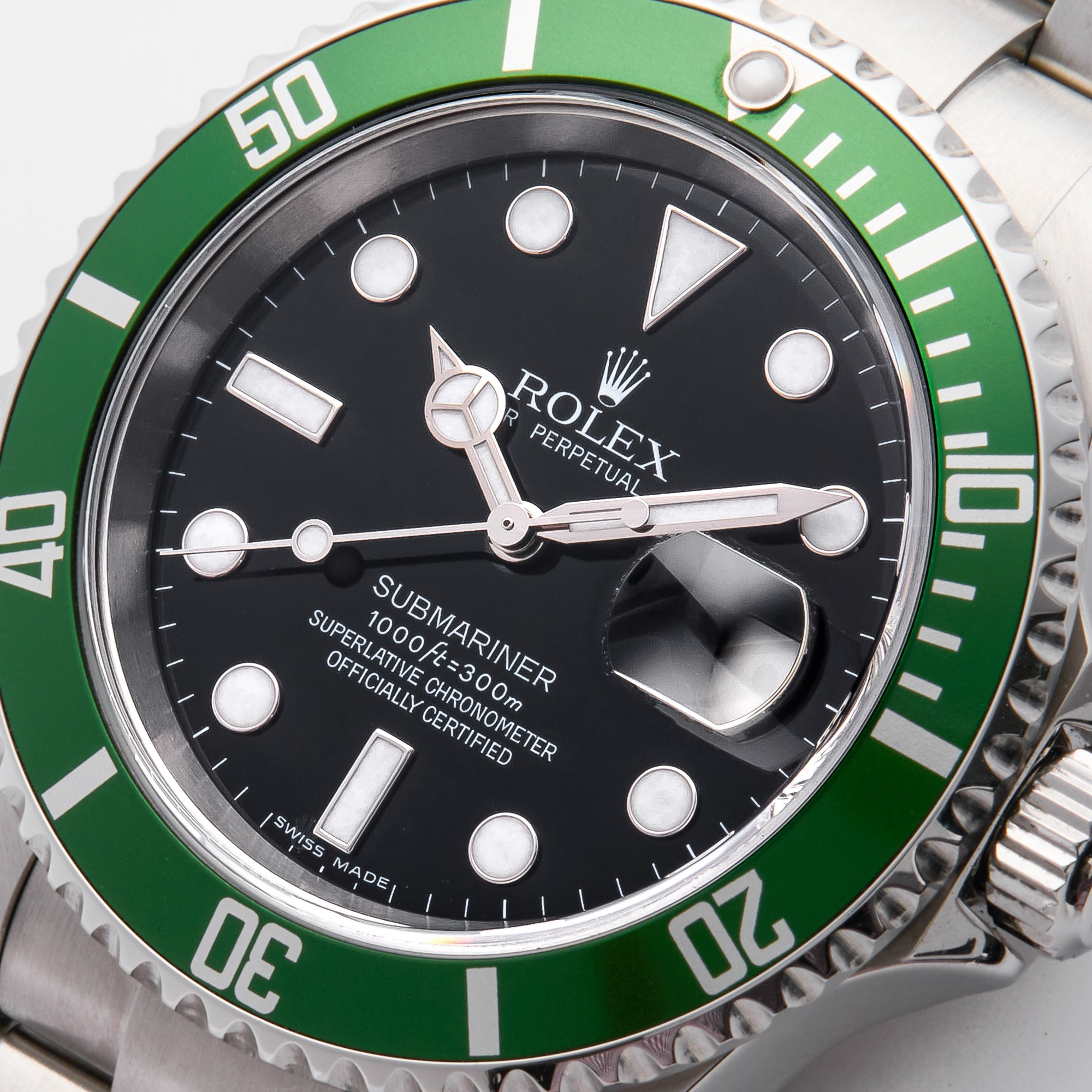 Rolex Submariner Date Kermit Roestvrij Staal 16610LV