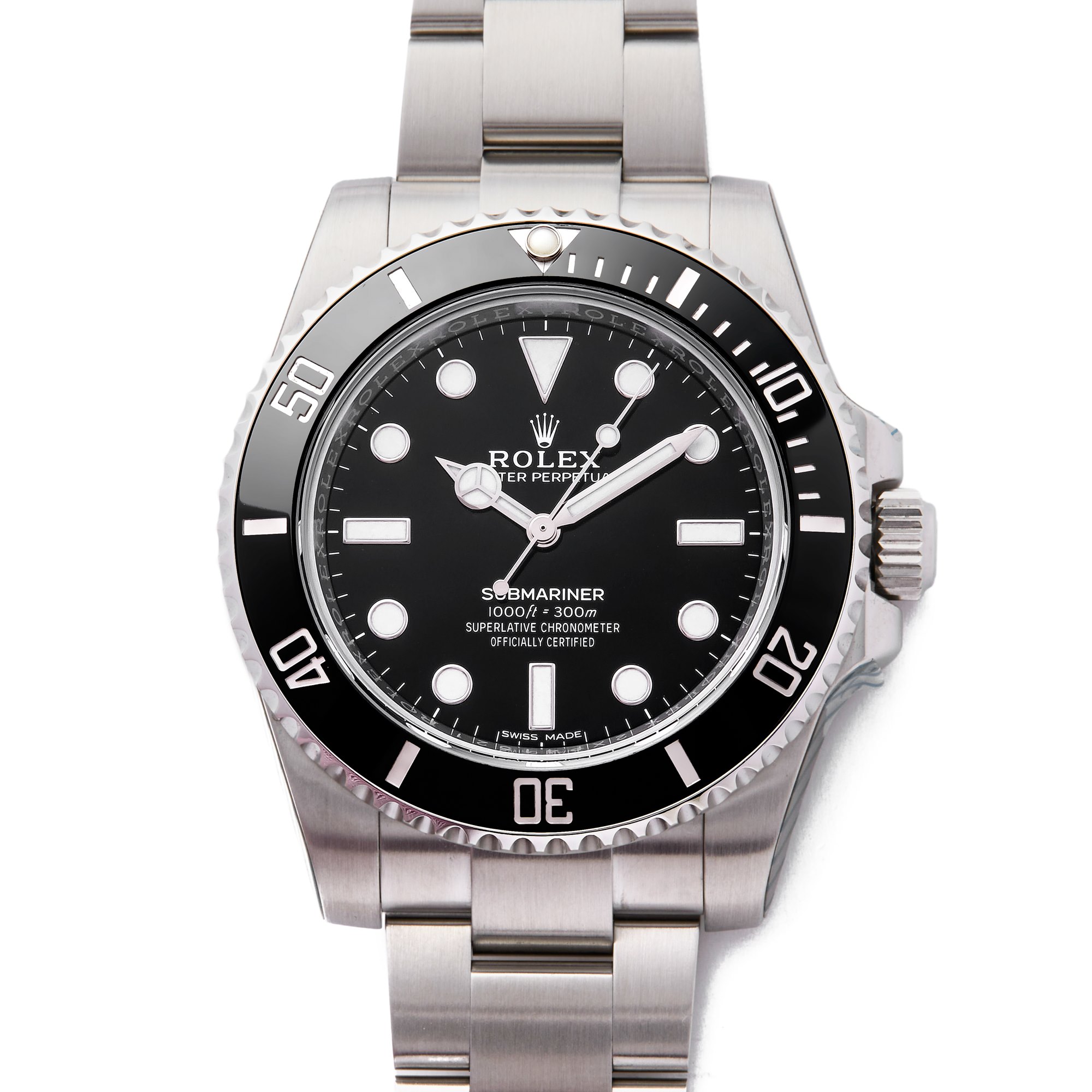 Rolex Submariner Non-Date Roestvrij Staal 114060