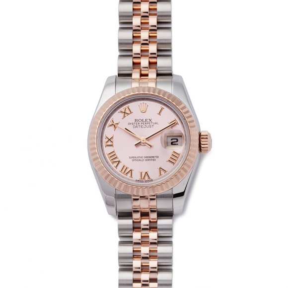 Rolex Datejust 26 Rose Gold & Stainless Steel - 179171