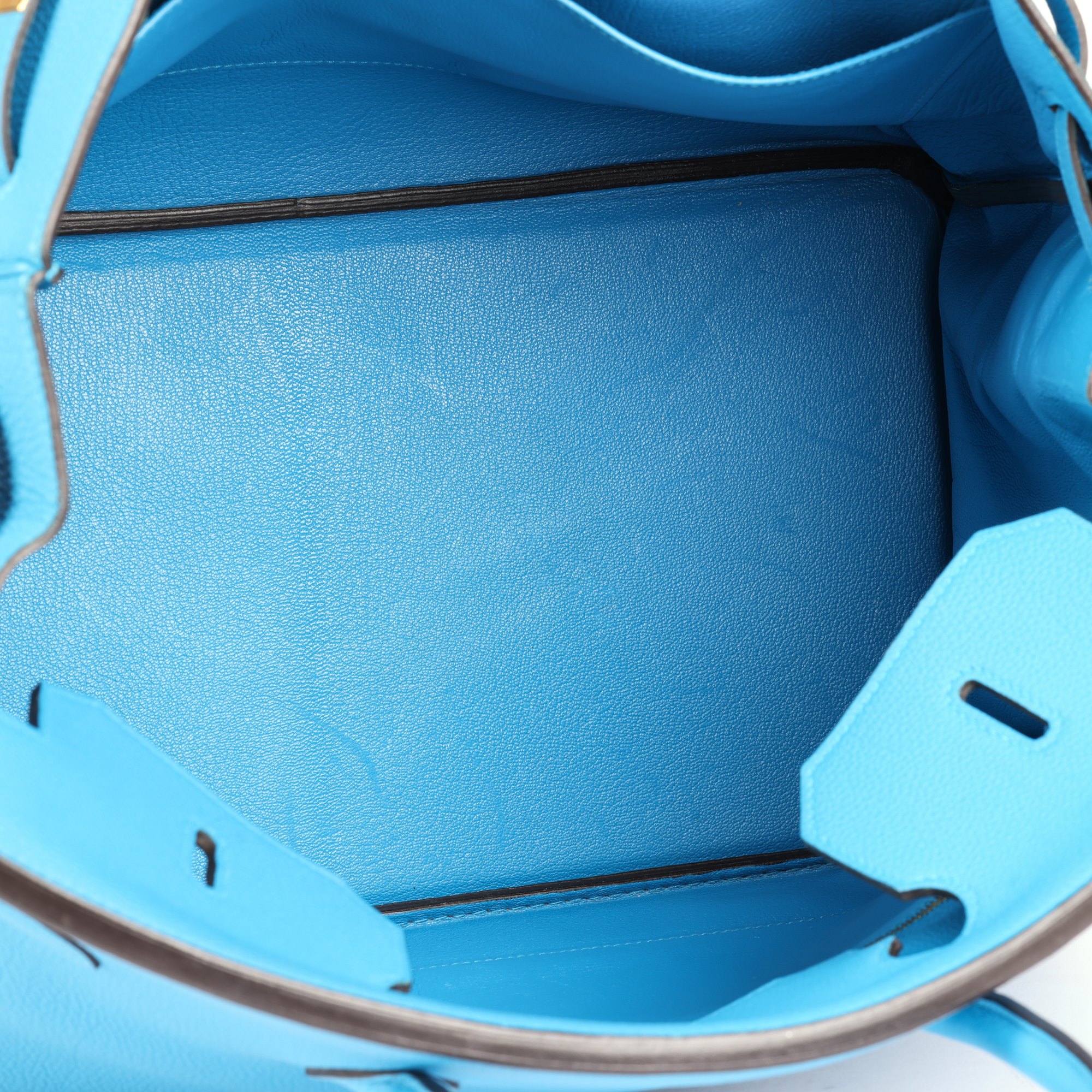 Hermès Blue Zanzibar Togo Leather Birkin 40cm