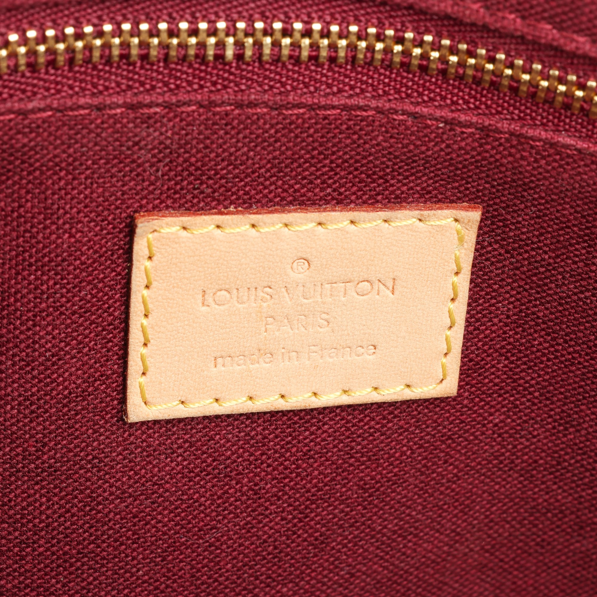 Louis Vuitton Brown Monogram Coated Canvas & Vachetta Leather Raspail PM