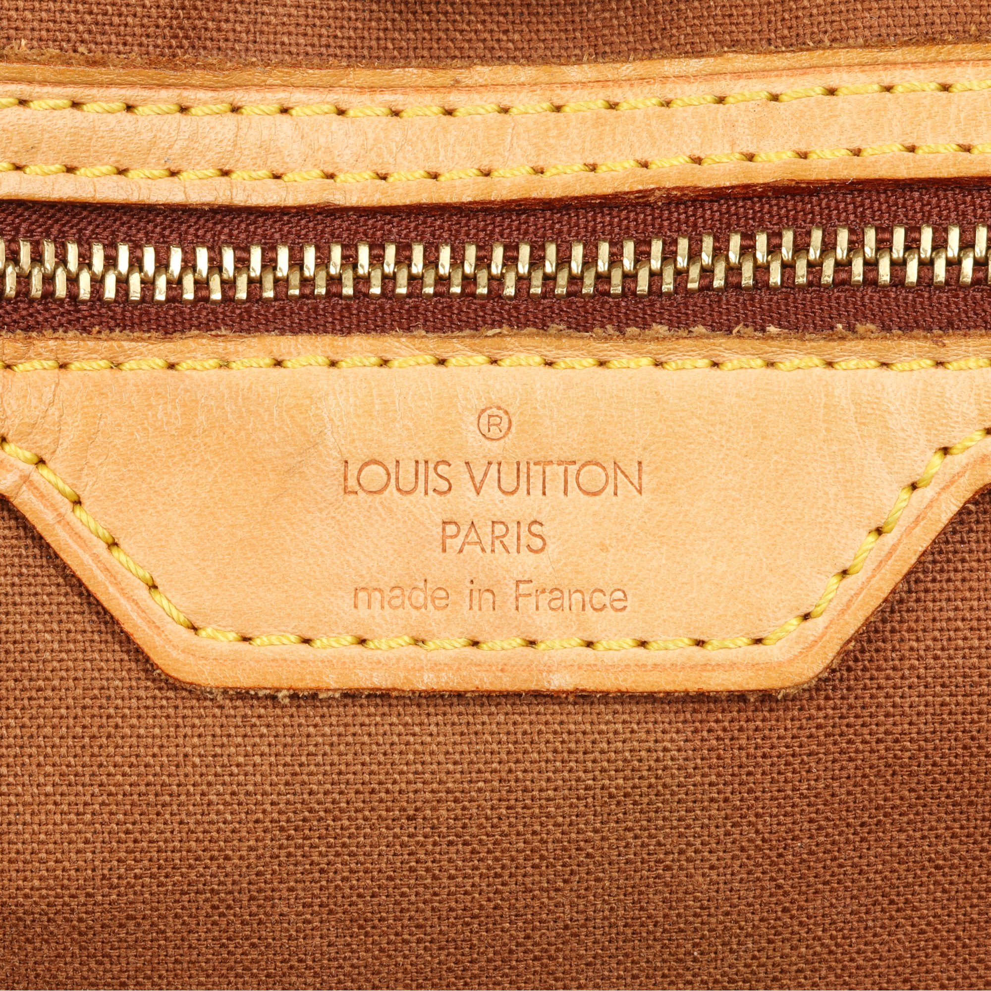 Louis Vuitton Brown Monogram Coated Canvas & Vachetta Leather Vintage Porte Documents Pegase
