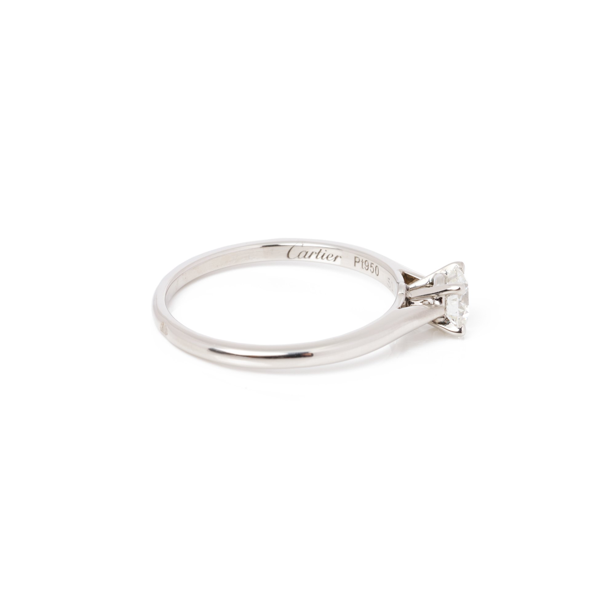 Cartier 0.39ct 1895 Solitaire Ring