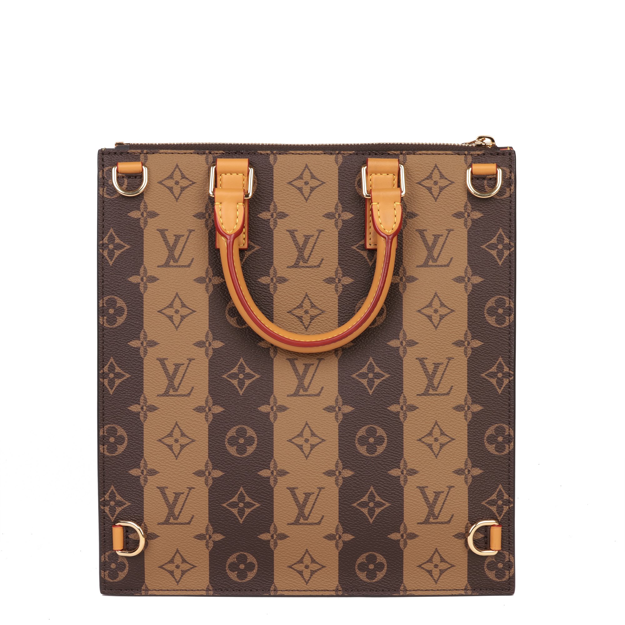 Louis Vuitton x Nigo Brown Stripe Reverso Monogram Coated Canvas Sac Plat Cross
