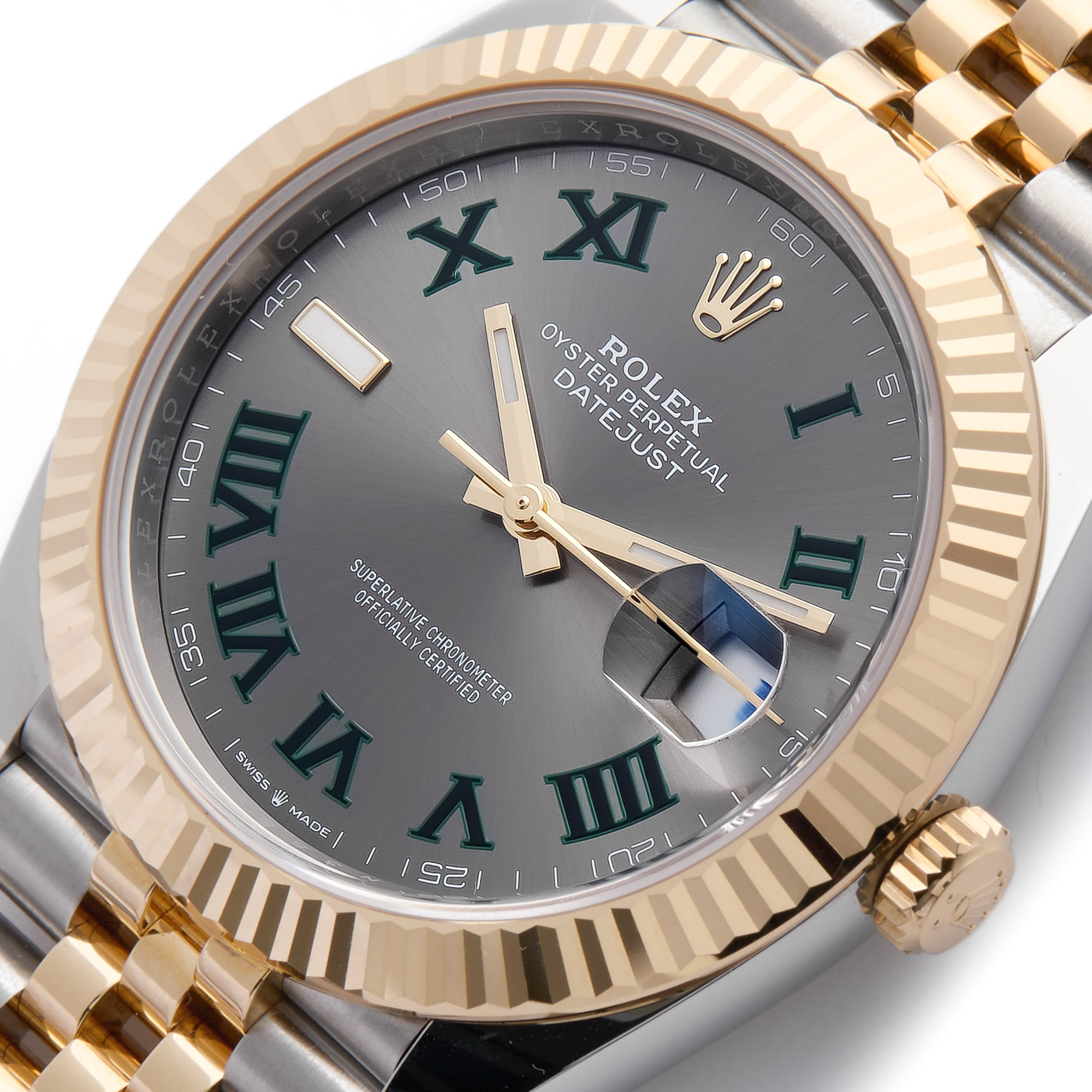 Rolex Datejust 41 Wimbledon Yellow Gold & Stainless Steel 126333