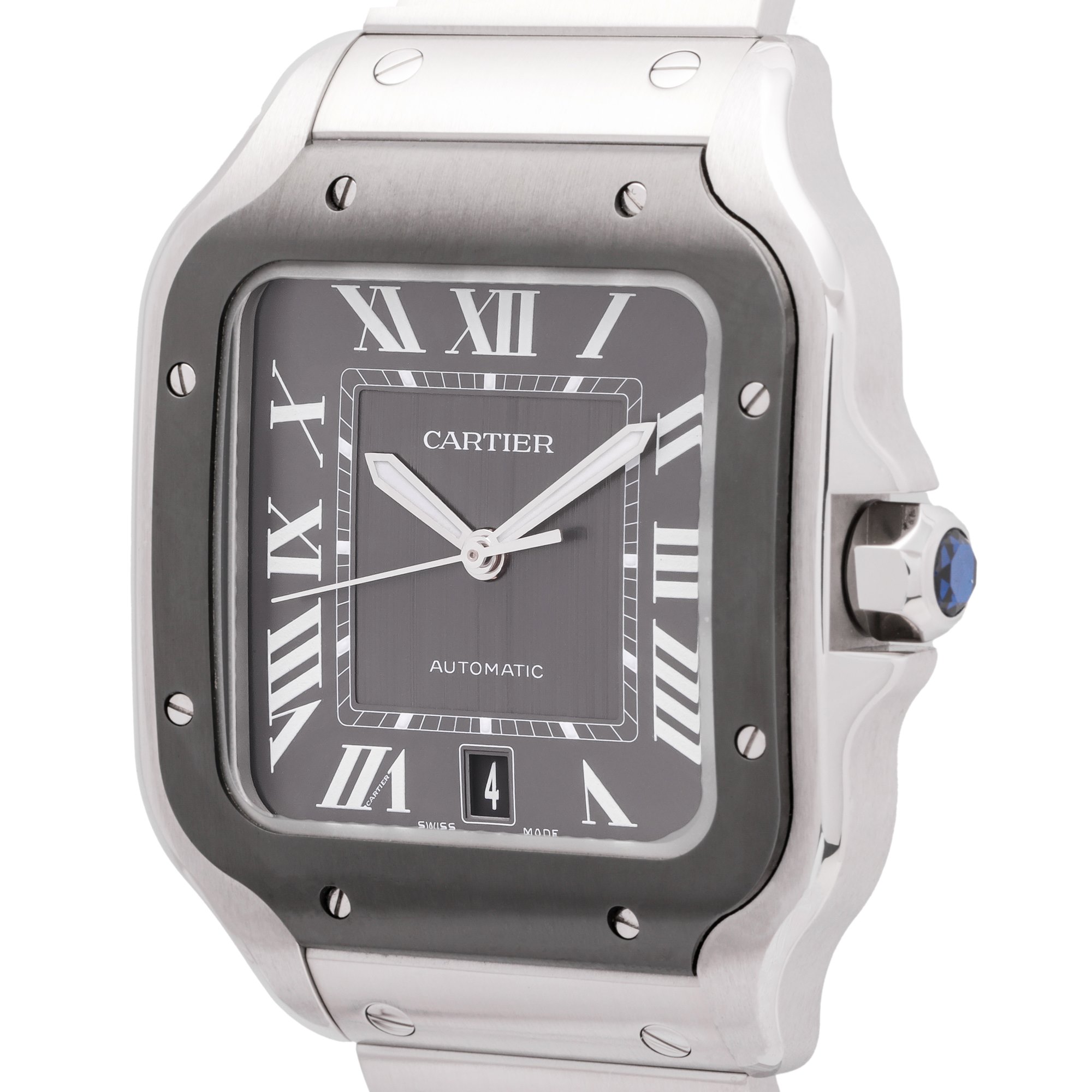 Cartier Santos Large Roestvrij Staal WSSA0037 or 4072