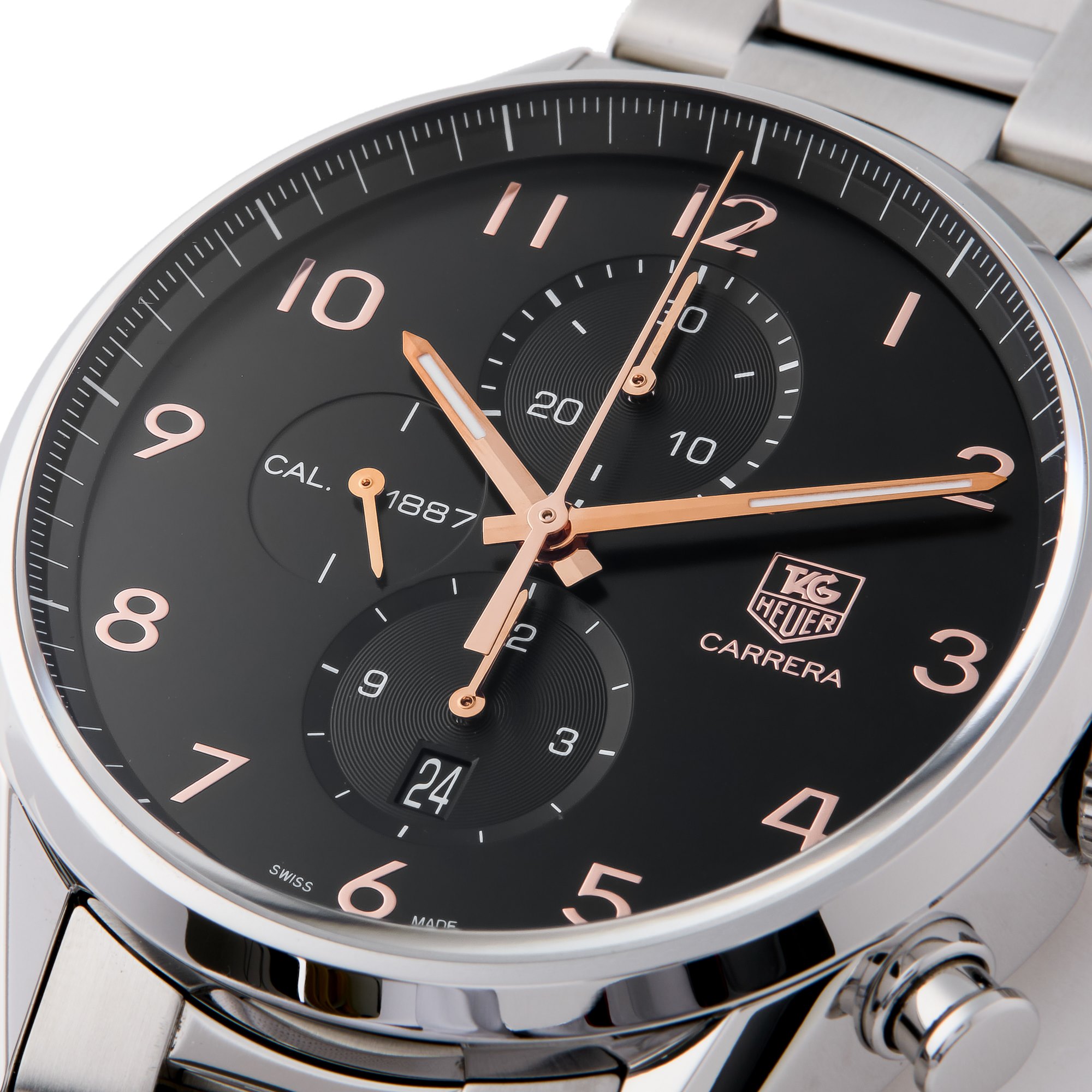 Tag Heuer Carrera Chronograaf Roestvrij Staal CAR2014.BA0796