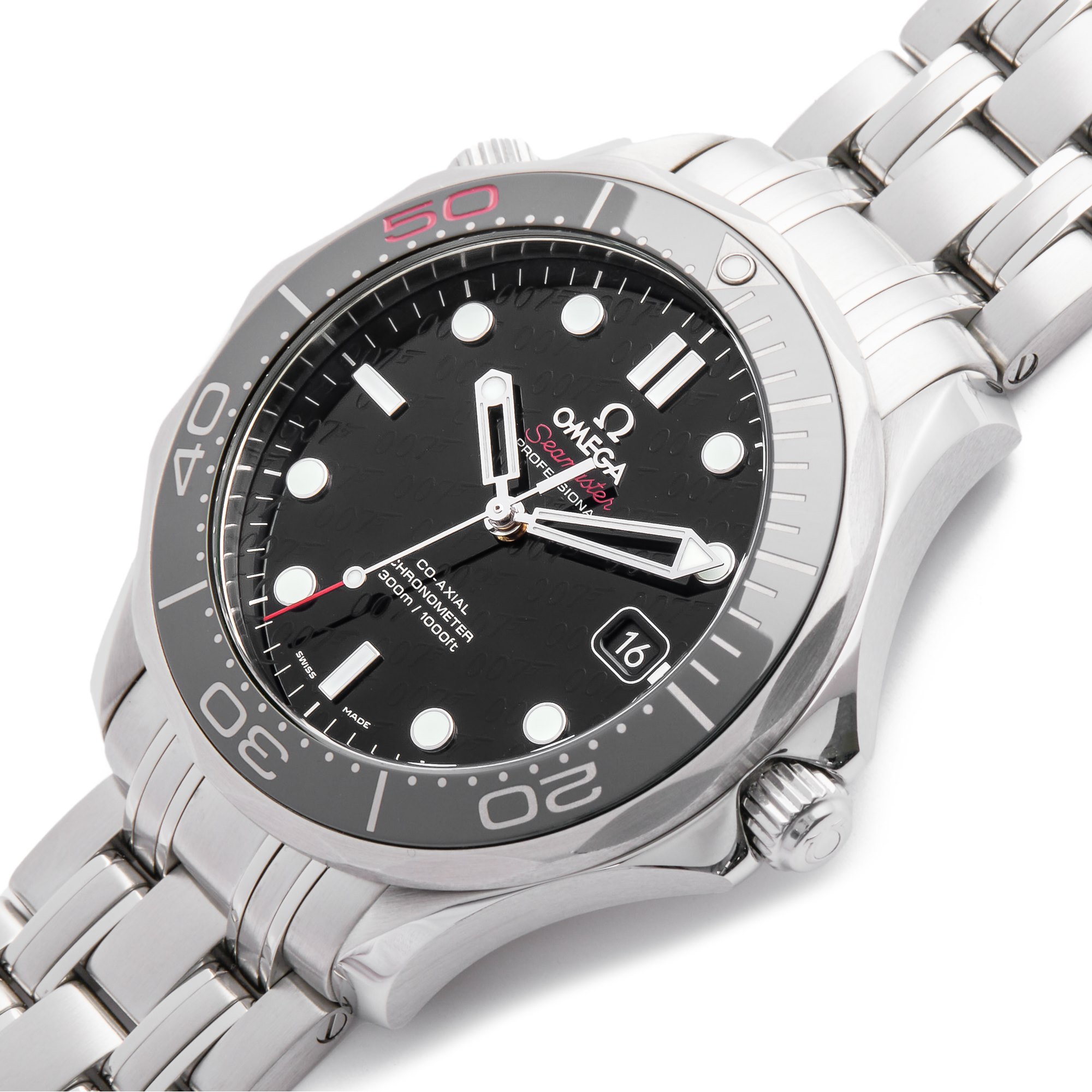 Omega Seamaster 300m James Bond Limited Edition to 11007 Pieces Stainless Steel 212.30.41.20.01.005