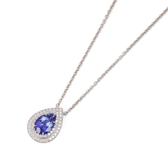 Unbranded Pear Cut Tanzanite pendant