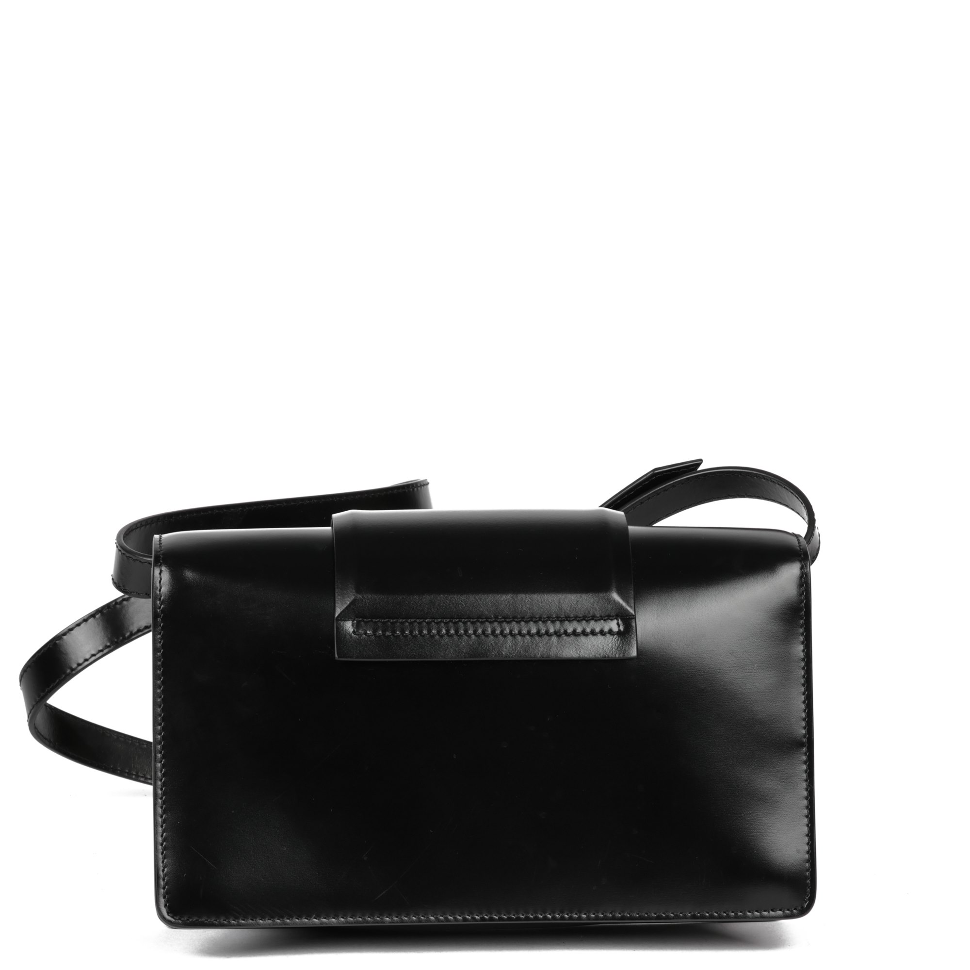 Givenchy Black Smooth Calfskin Leather Infinity Flap Bag