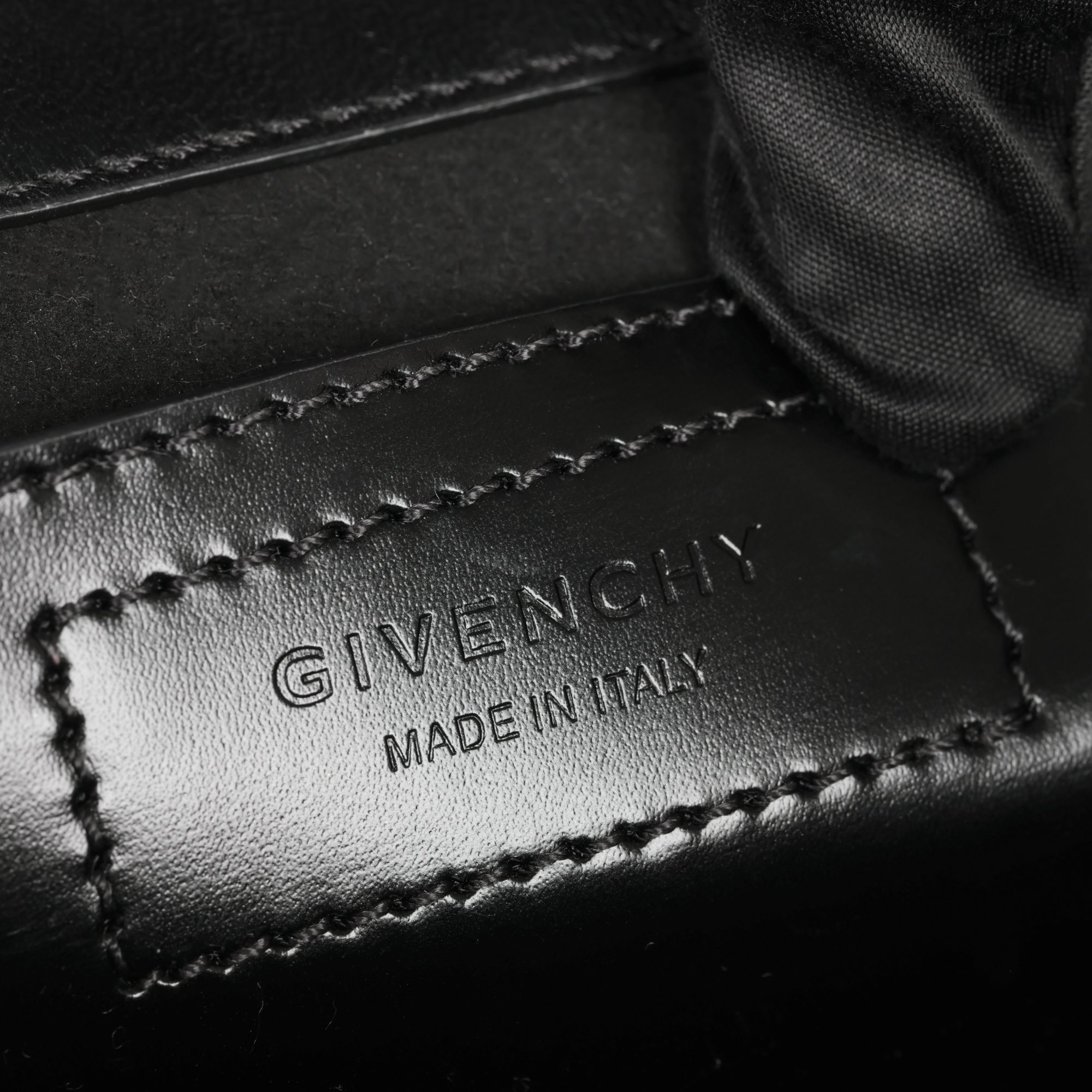 Givenchy Black Smooth Calfskin Leather Infinity Flap Bag