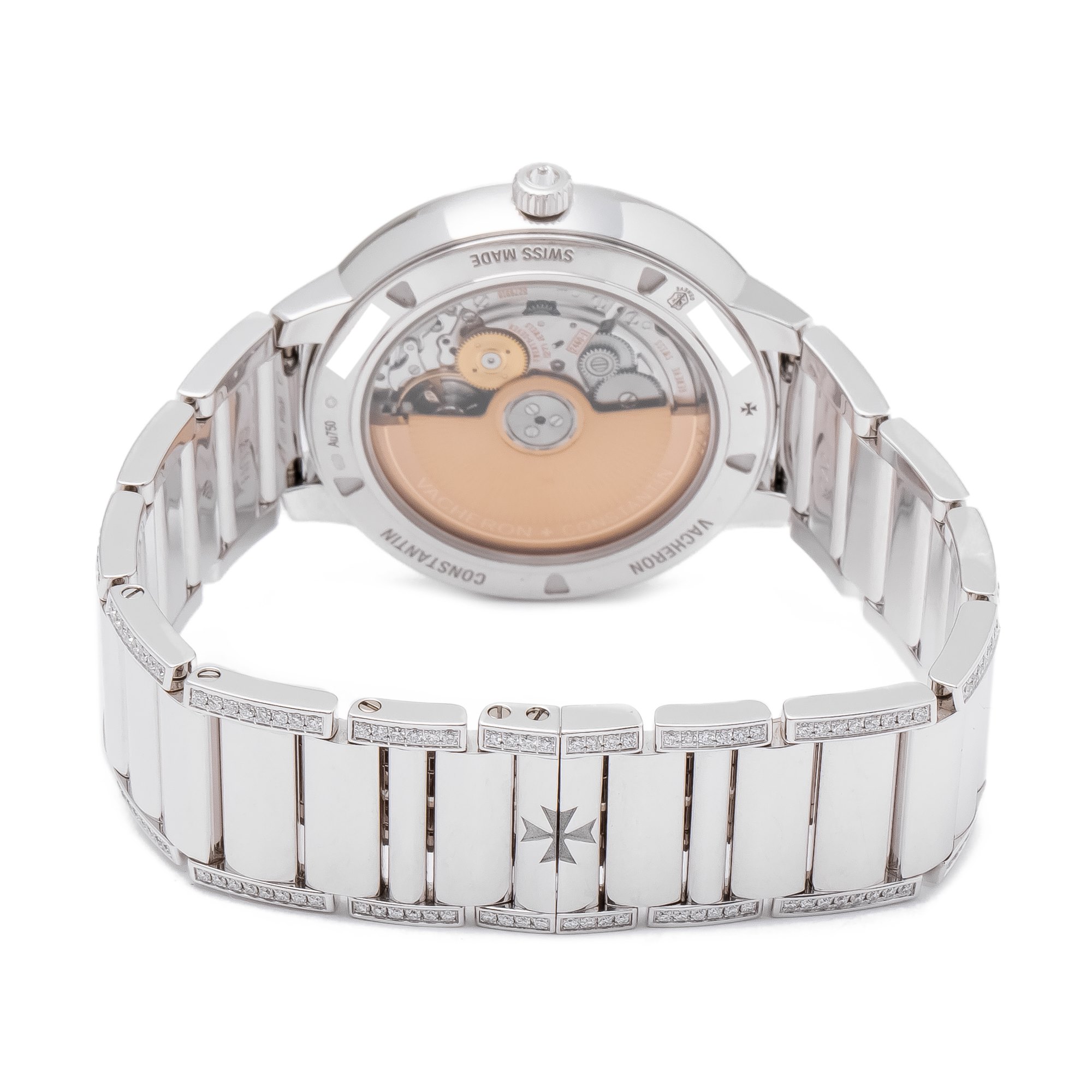 Vacheron Constantin Patrimony Diamond Pave White Gold 86615/CA2G-9838