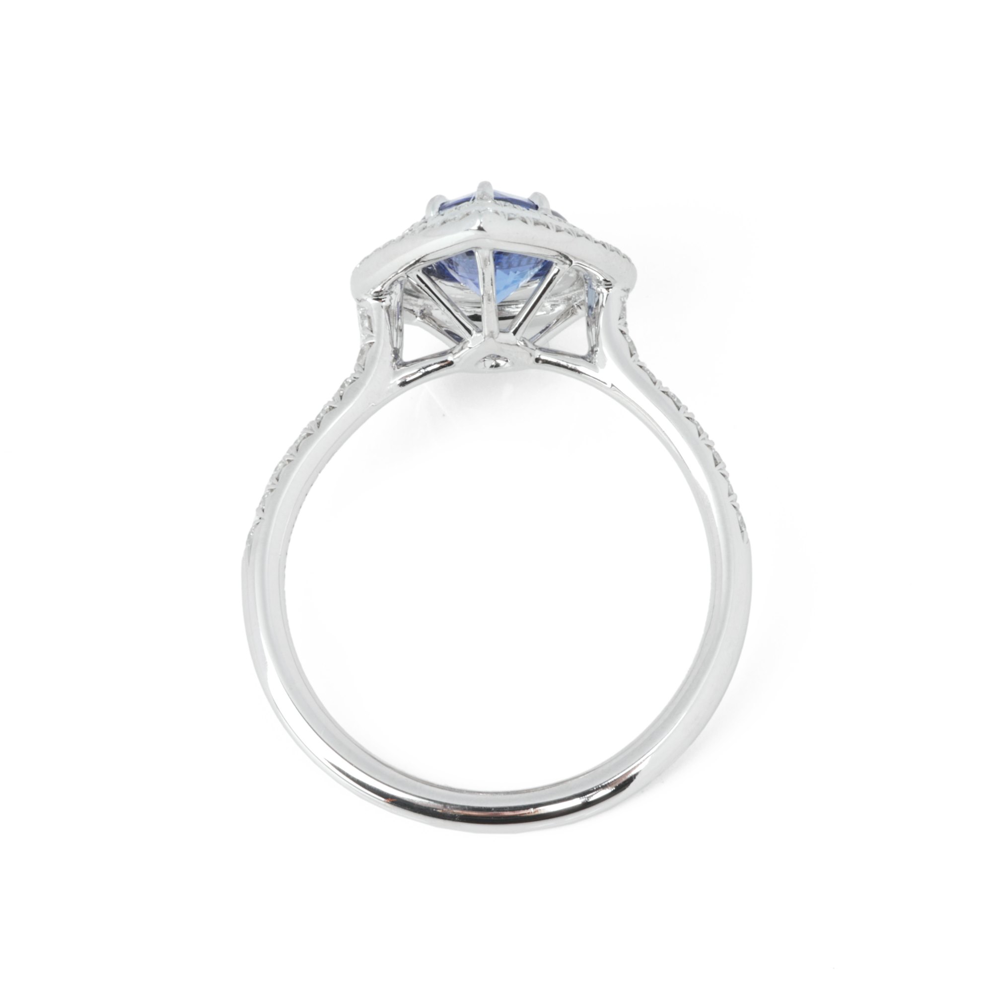 Tiffany & Co. Soleste Pear cut Tanzanite Ring