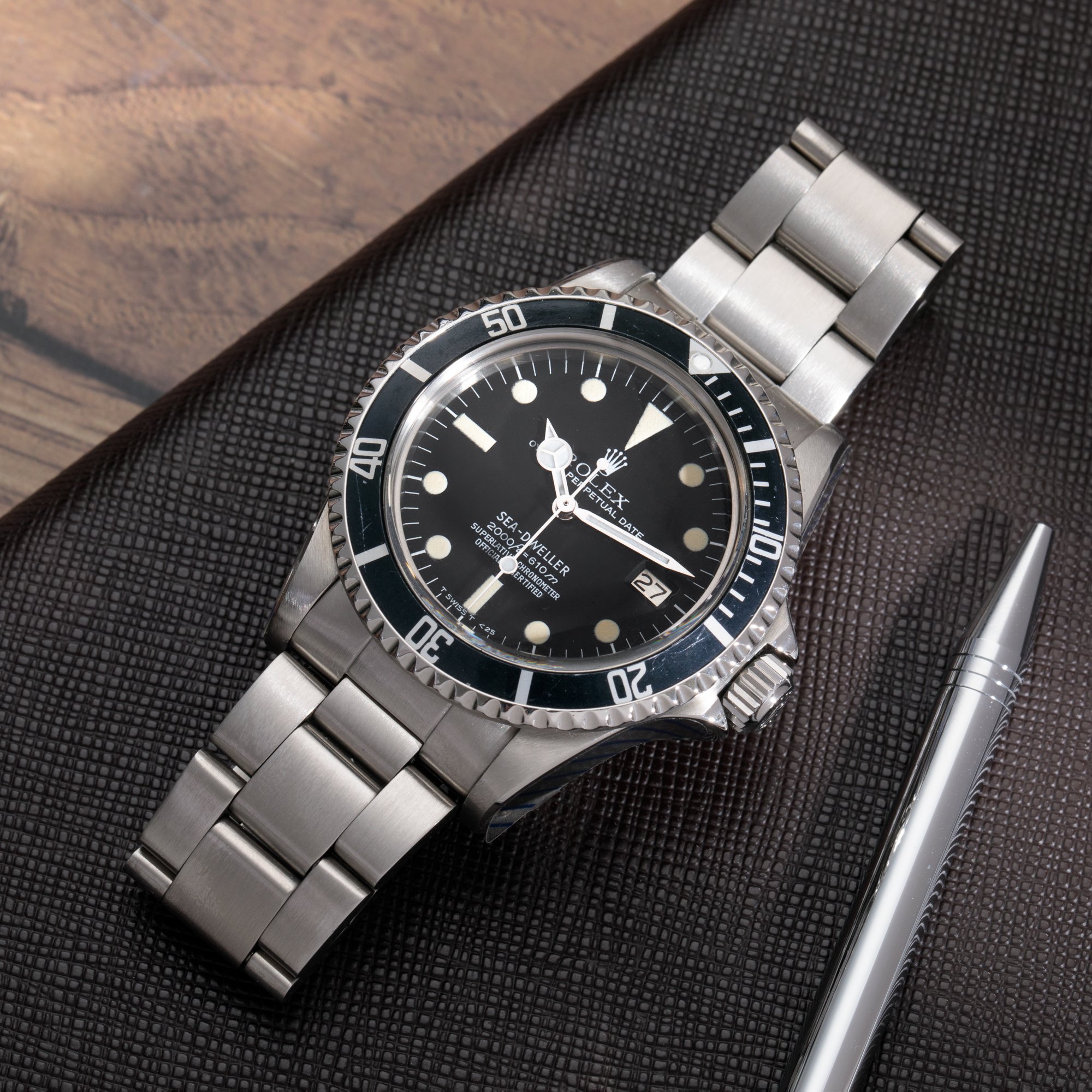 Rolex Sea-Dweller Rail Dial Roestvrij Staal 1665